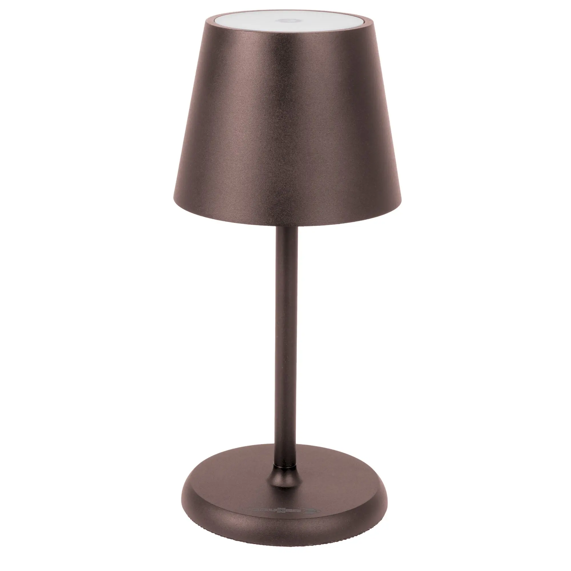 LED-Akku-Tischlampe Lucien, braun