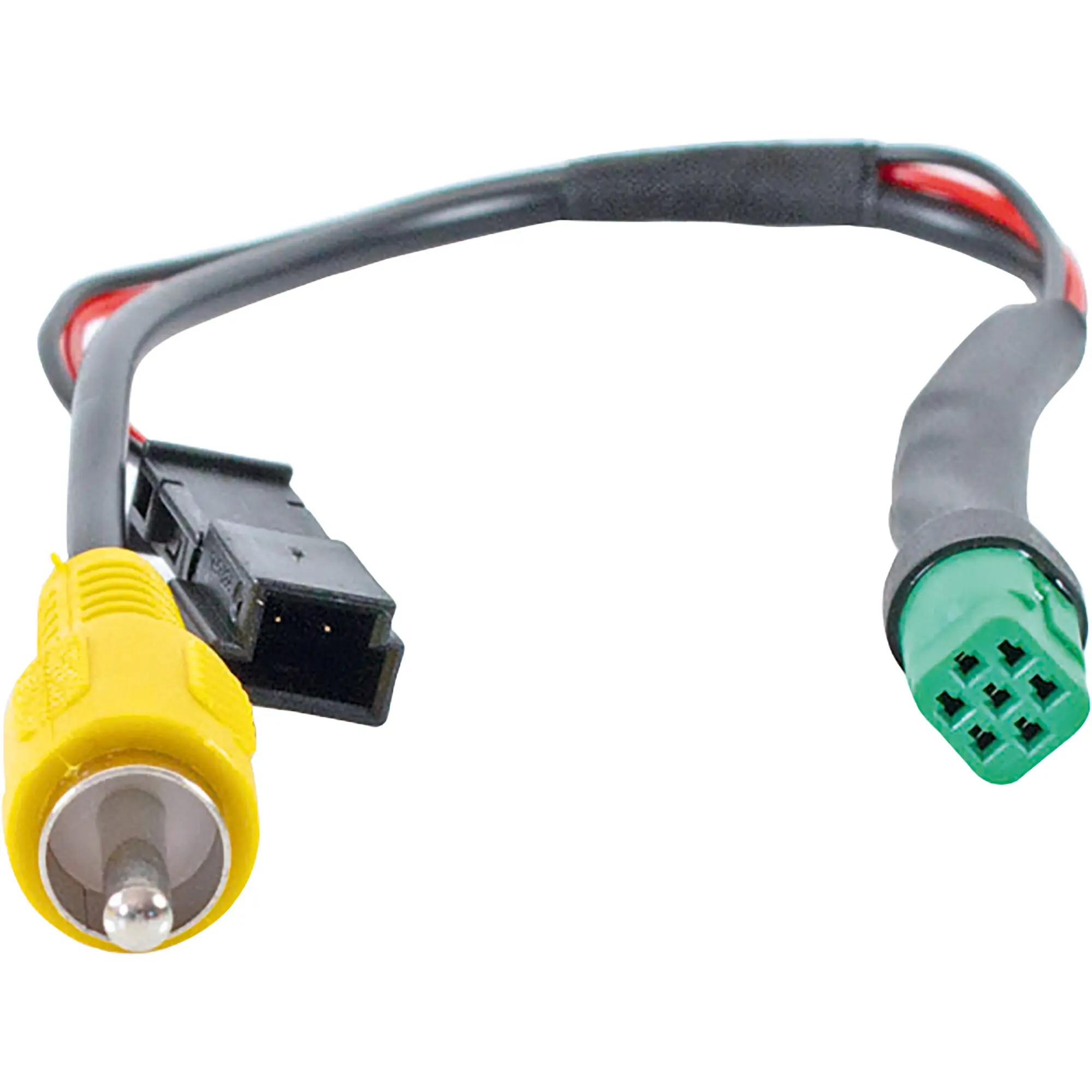 Adapter Monitor, 7-poliger Stecker grün auf Cinch-Stecker