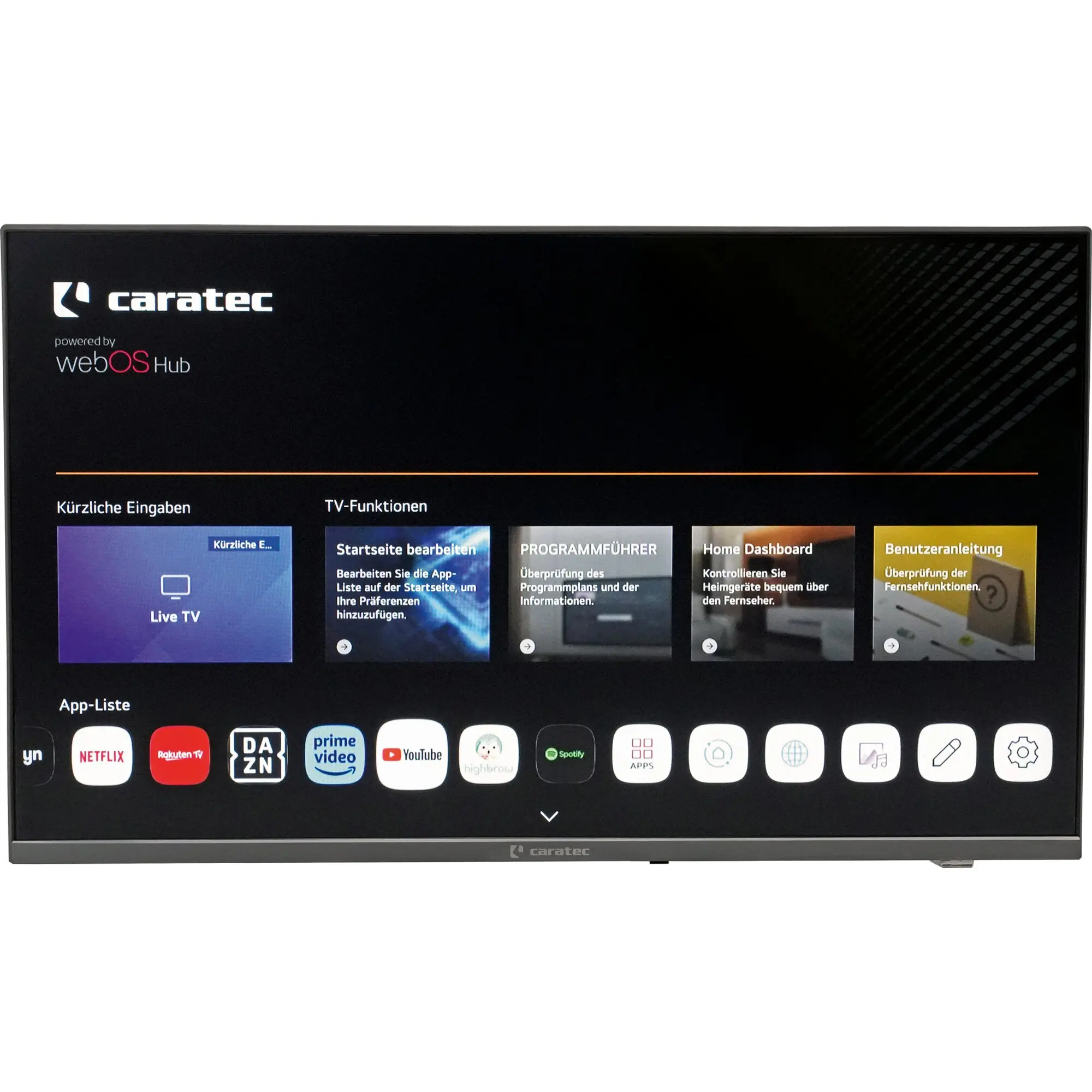 TFT-LED-Flachfernsehgerät mit webOS Caratec Vision Smart-TV, 27" (69 cm)