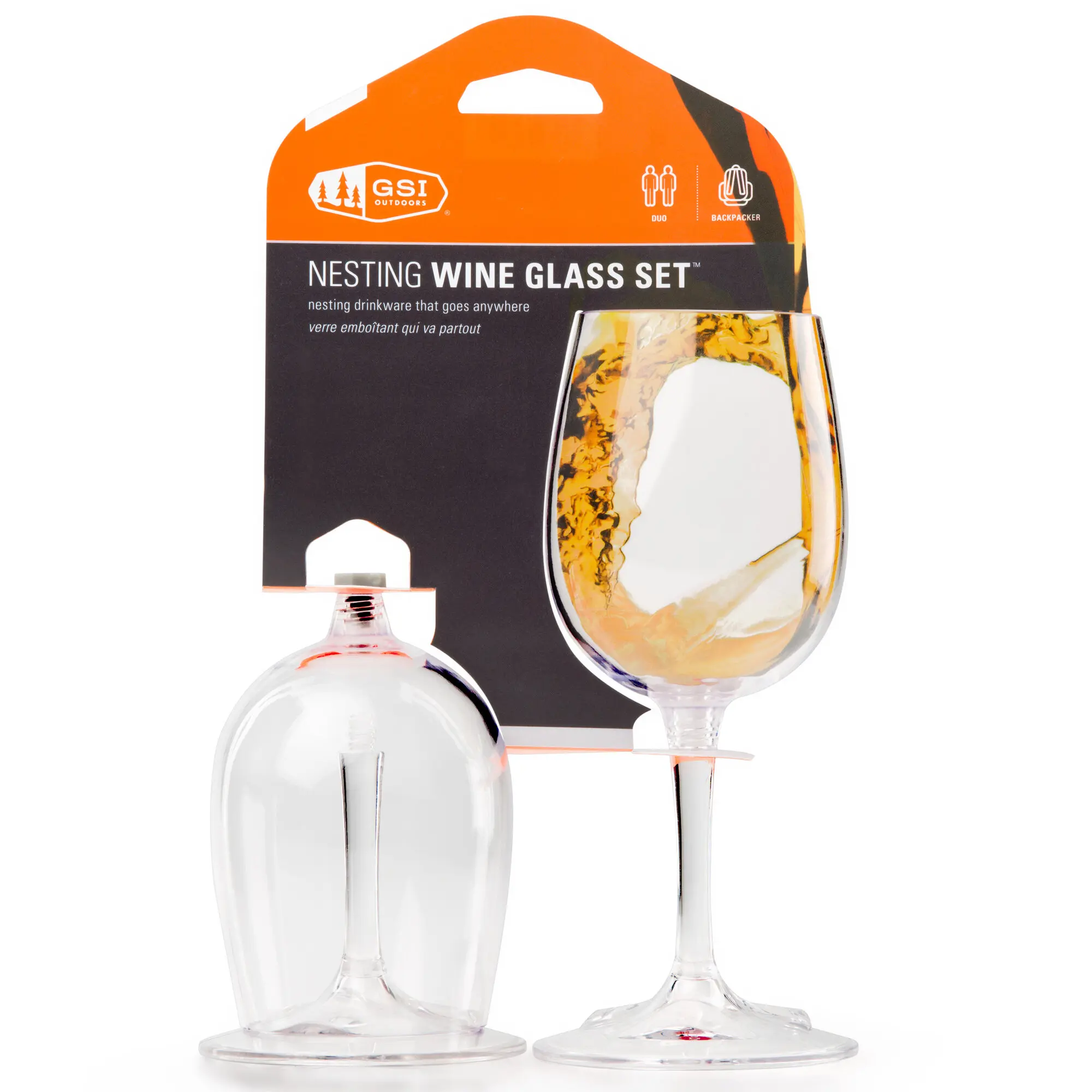 Drinking Glasses Nesting, White Wine Glass