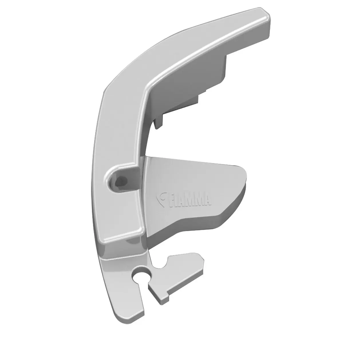 Frontblendenverschluss, rechts, titanium