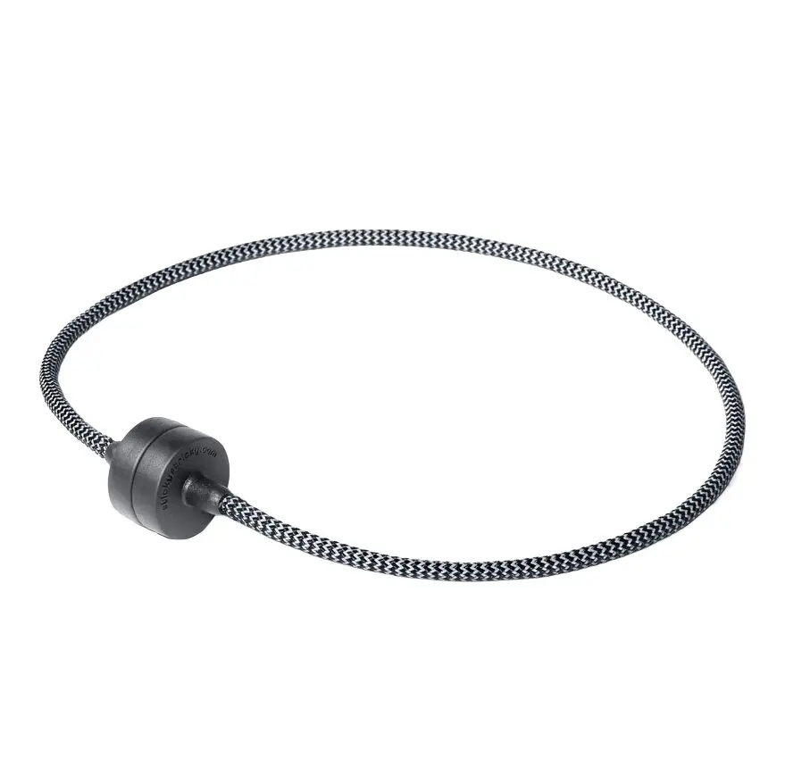 Magnetschnur reflektierend L, 45 cm schwarz