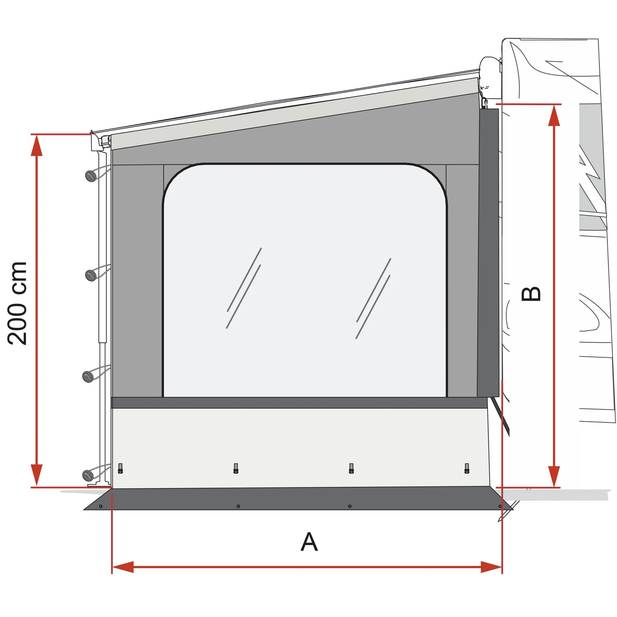 Seitenwand Side W Pro F45, F65, F80