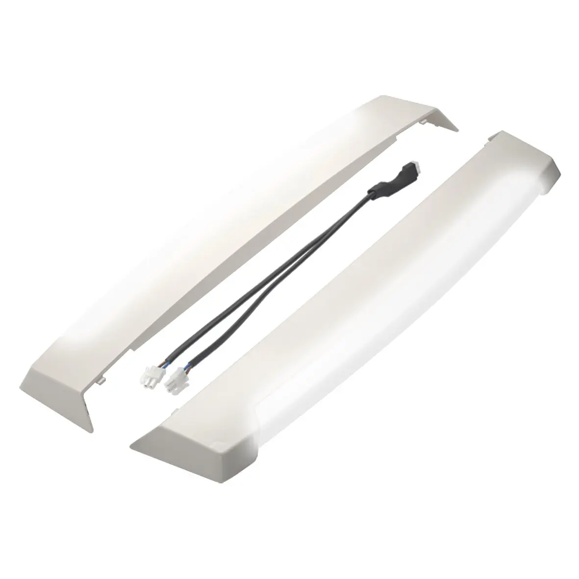 Seitenblenden mit LED VisionStar M, cremeweiß