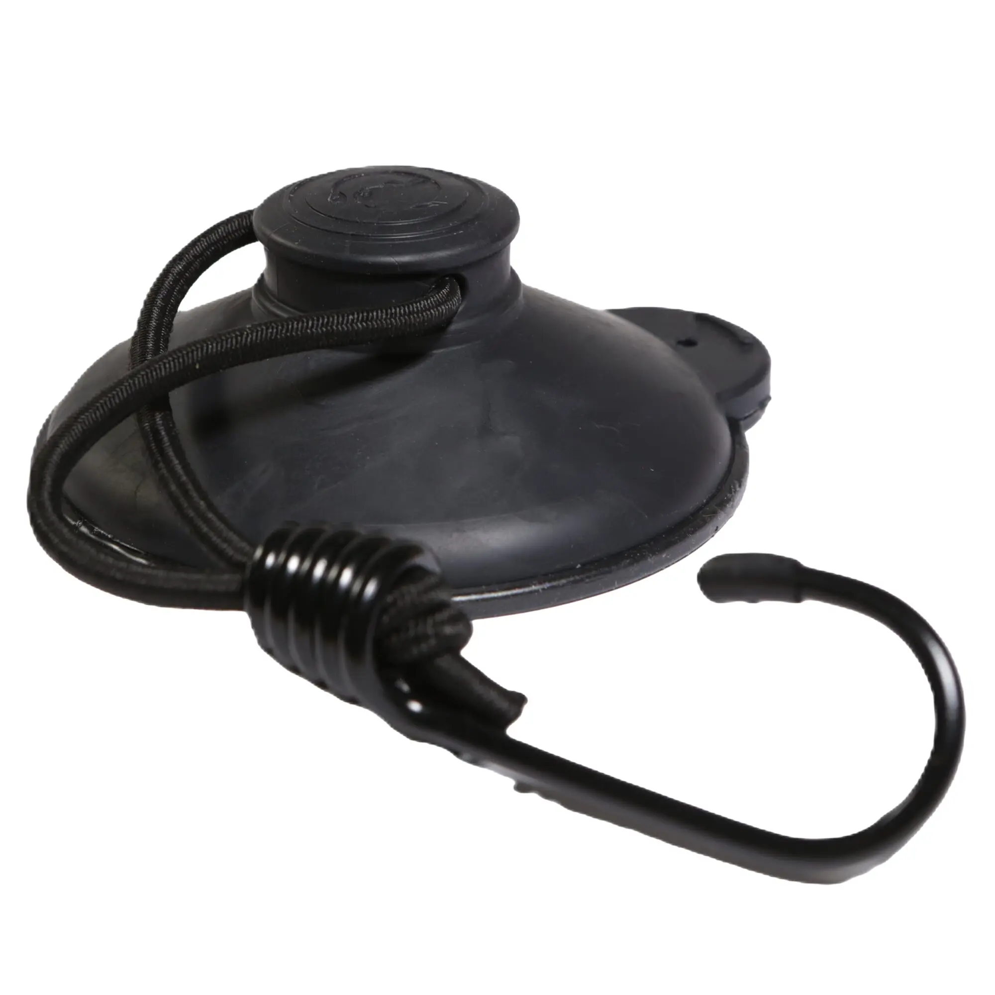 Saugnapf ClingCup mit Bungee Haken schwarz