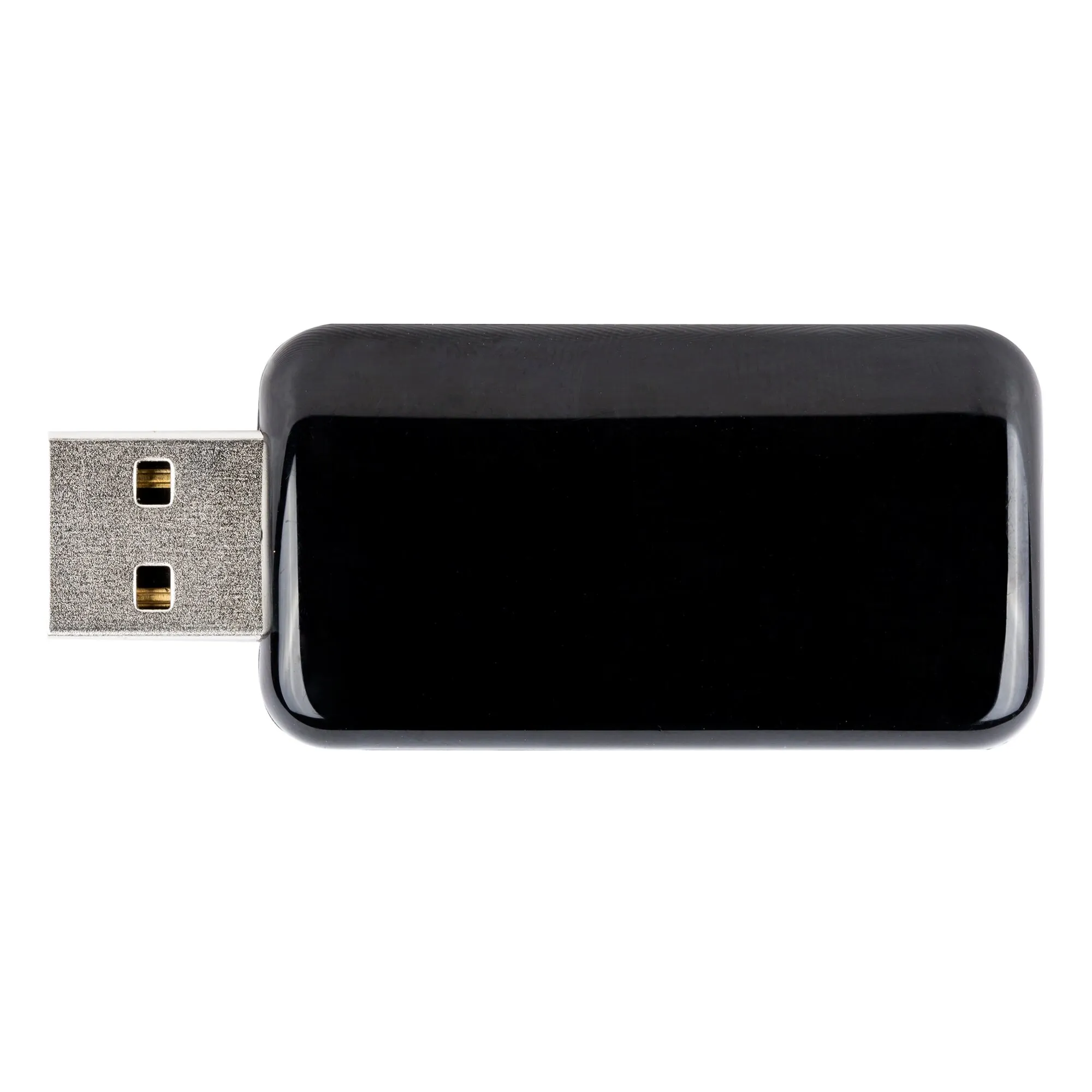 USB-Antennenmodul des Antennen-Sets HDS 166 mit schwarzem Gehäuse und sichtbarem USB-A-Stecker in Detailansicht