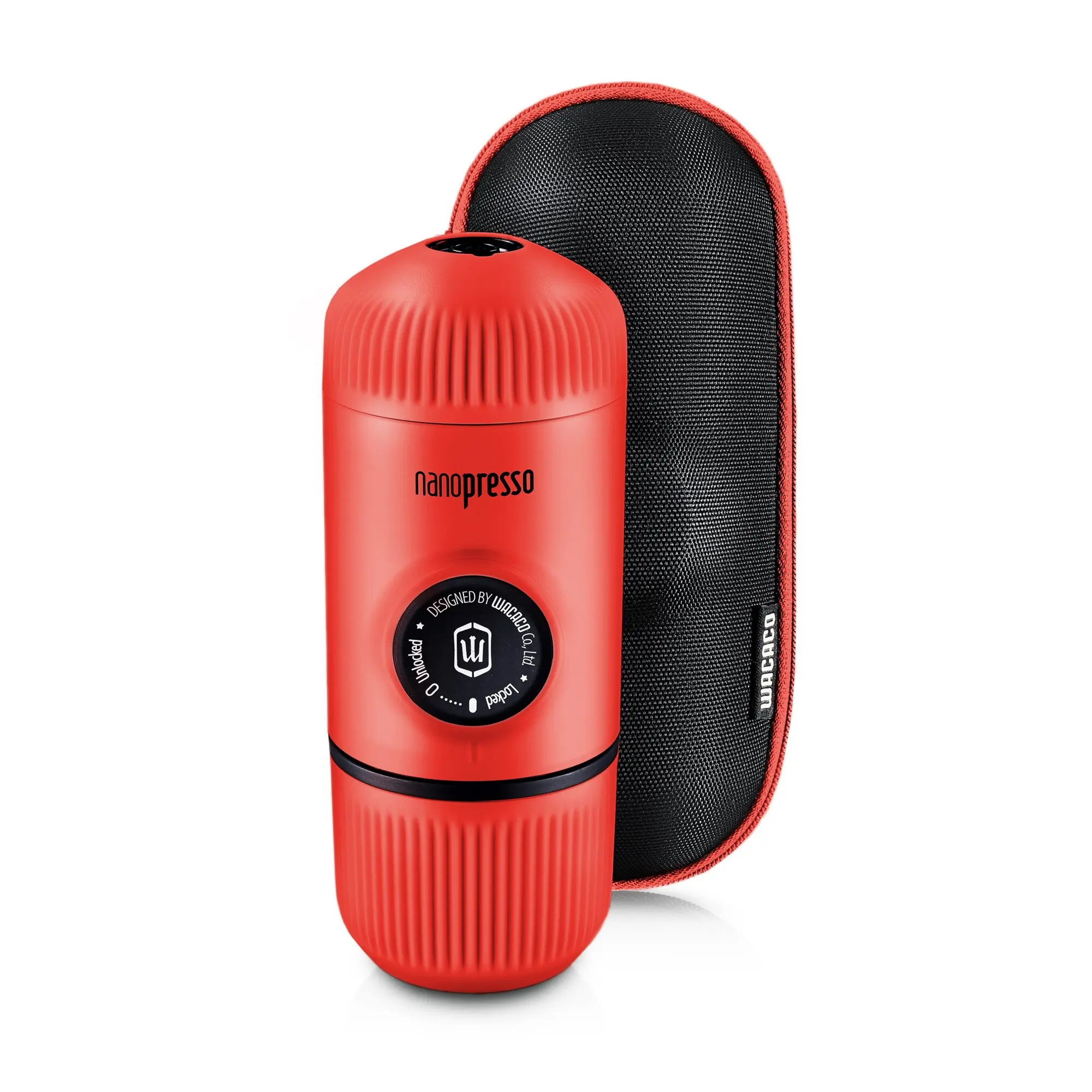 Tragbare Espressomaschine Nanopresso, rot