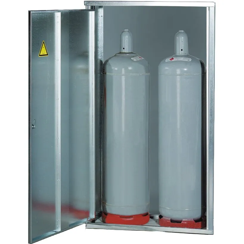 Gasflaschen-Schrank, Bauwagen, 2 x 33 kg