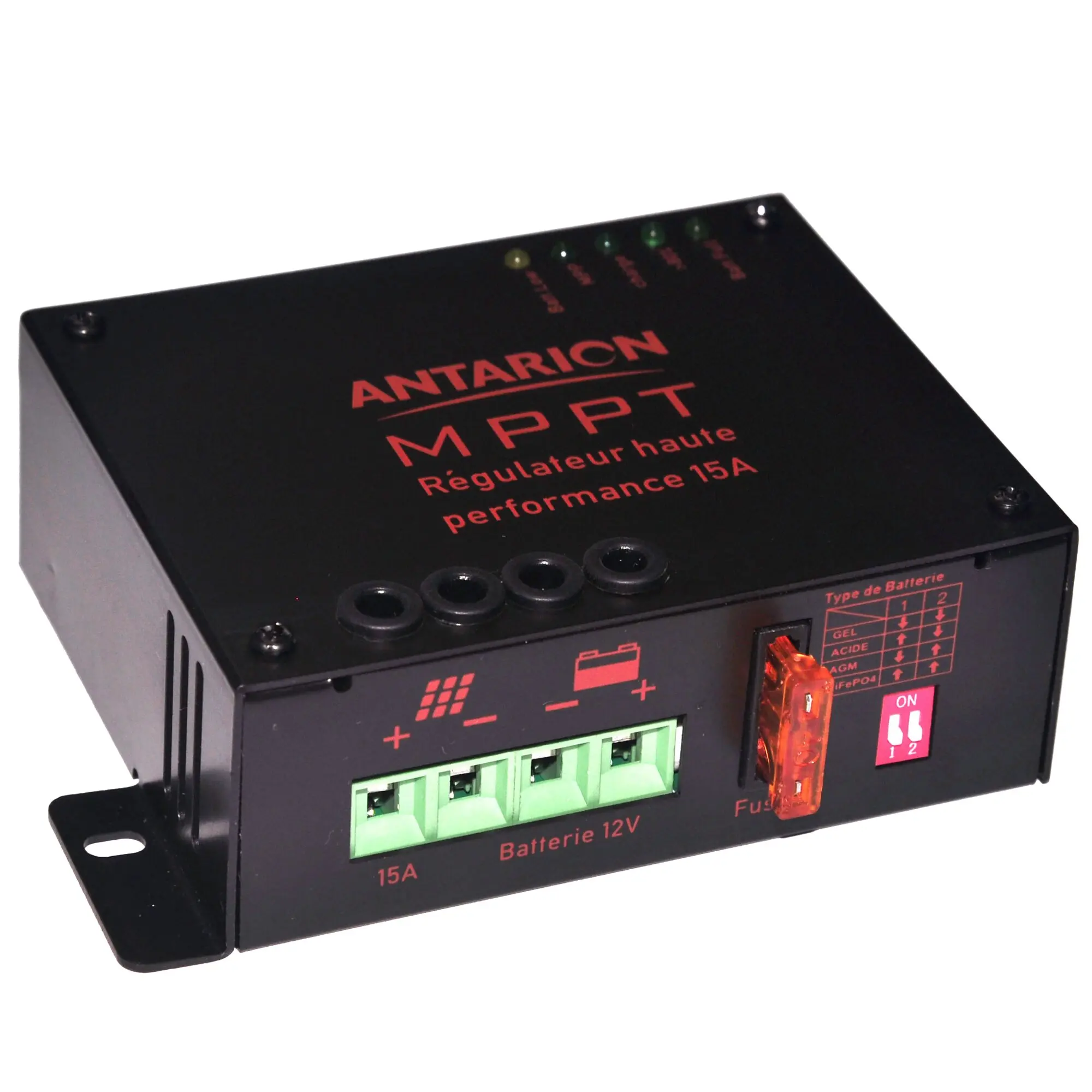 MPPT Solarregler 15 A bis 215 W