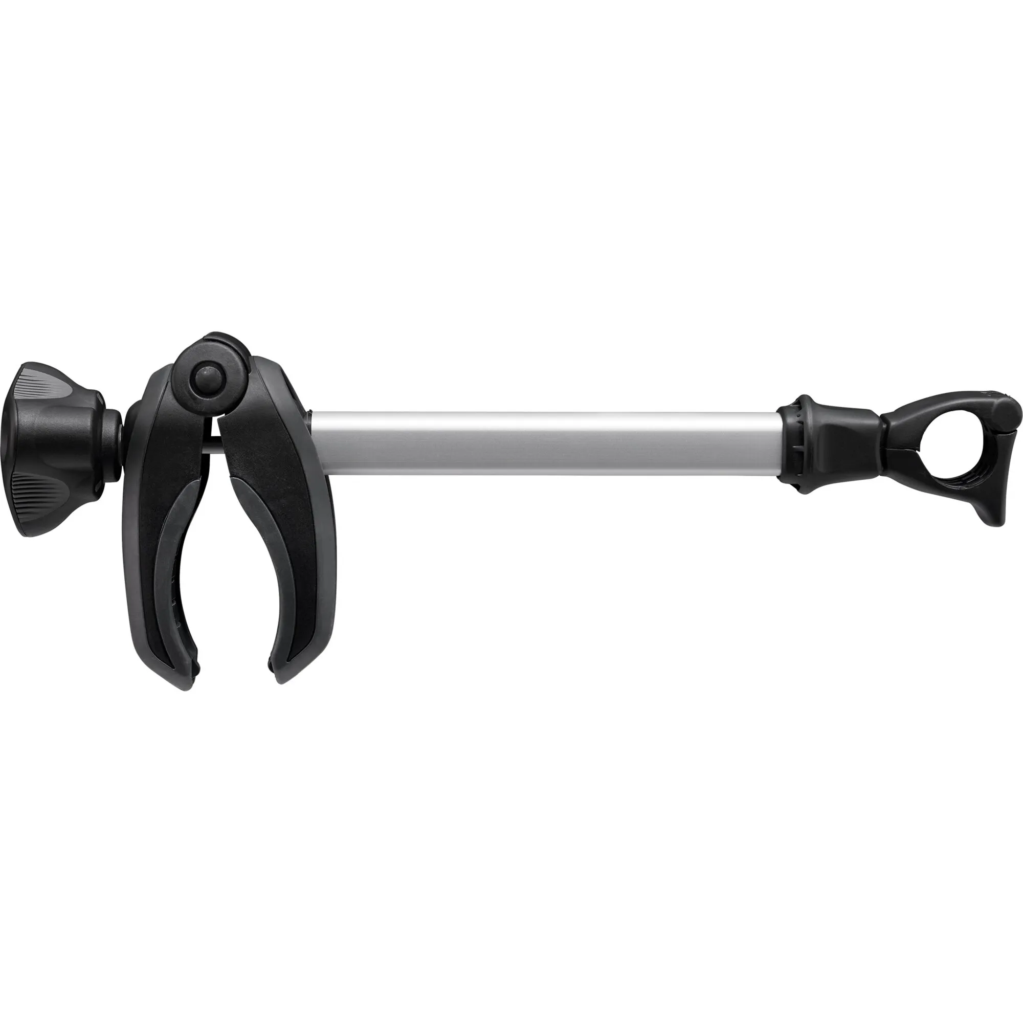 AcuTight Abstandshalter aus eloxiertem Aluminium, 26 cm lang, mit schwarzer Klemmvorrichtung an beiden Enden