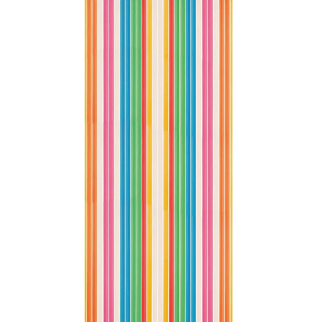 Streifenvorhang, bunt