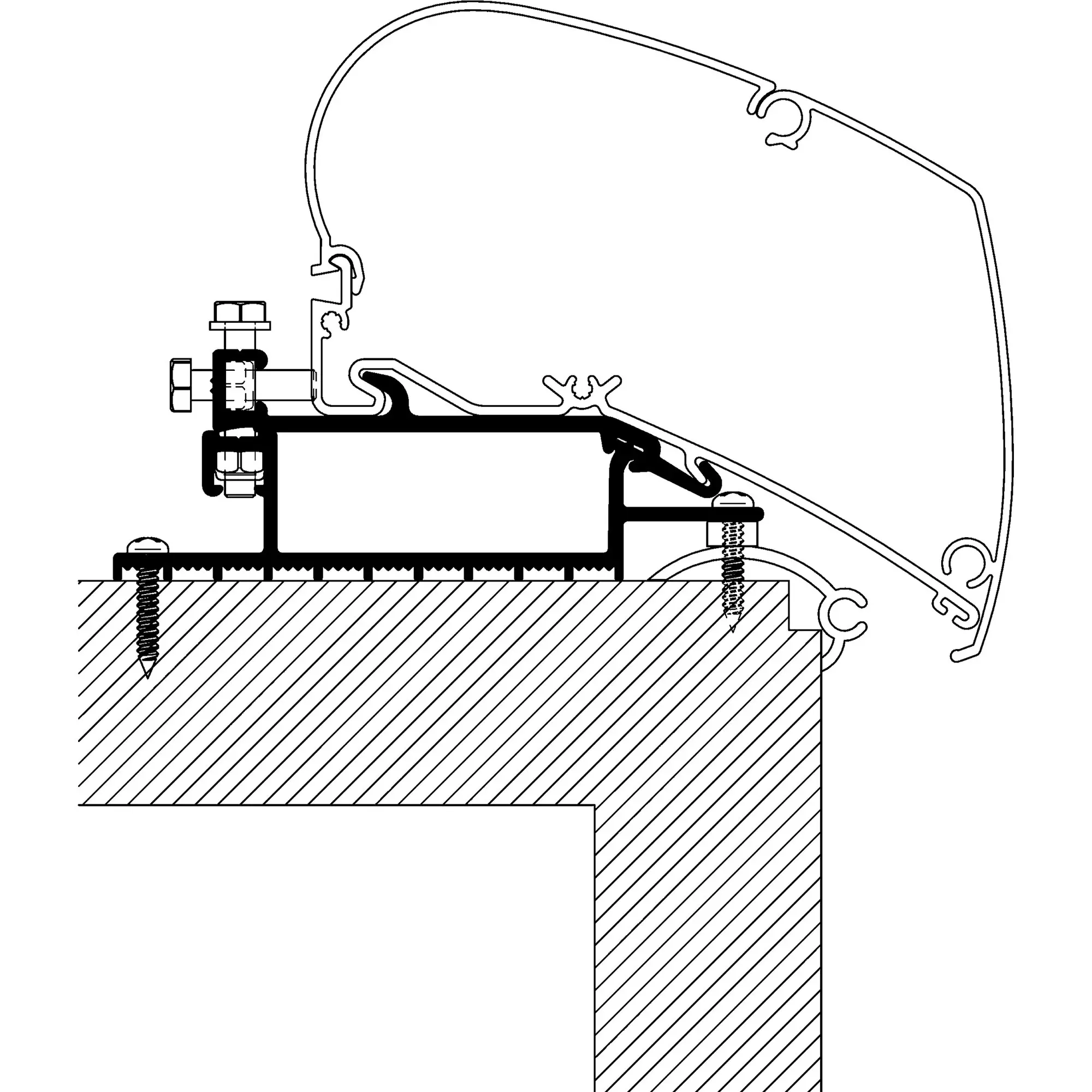 Rooftop Adapter for TO Series 6 and 9