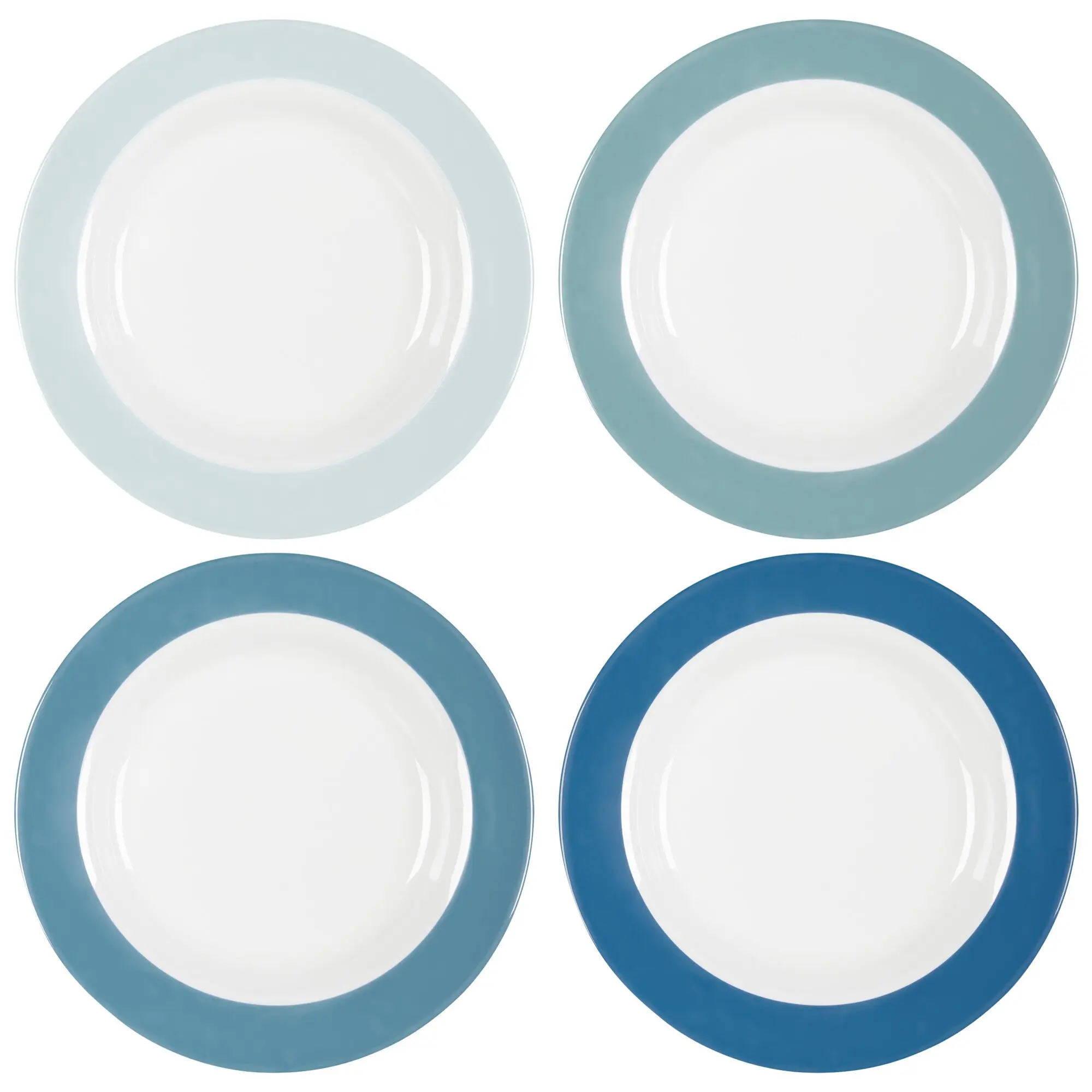 Suppenteller Colour Line, blau