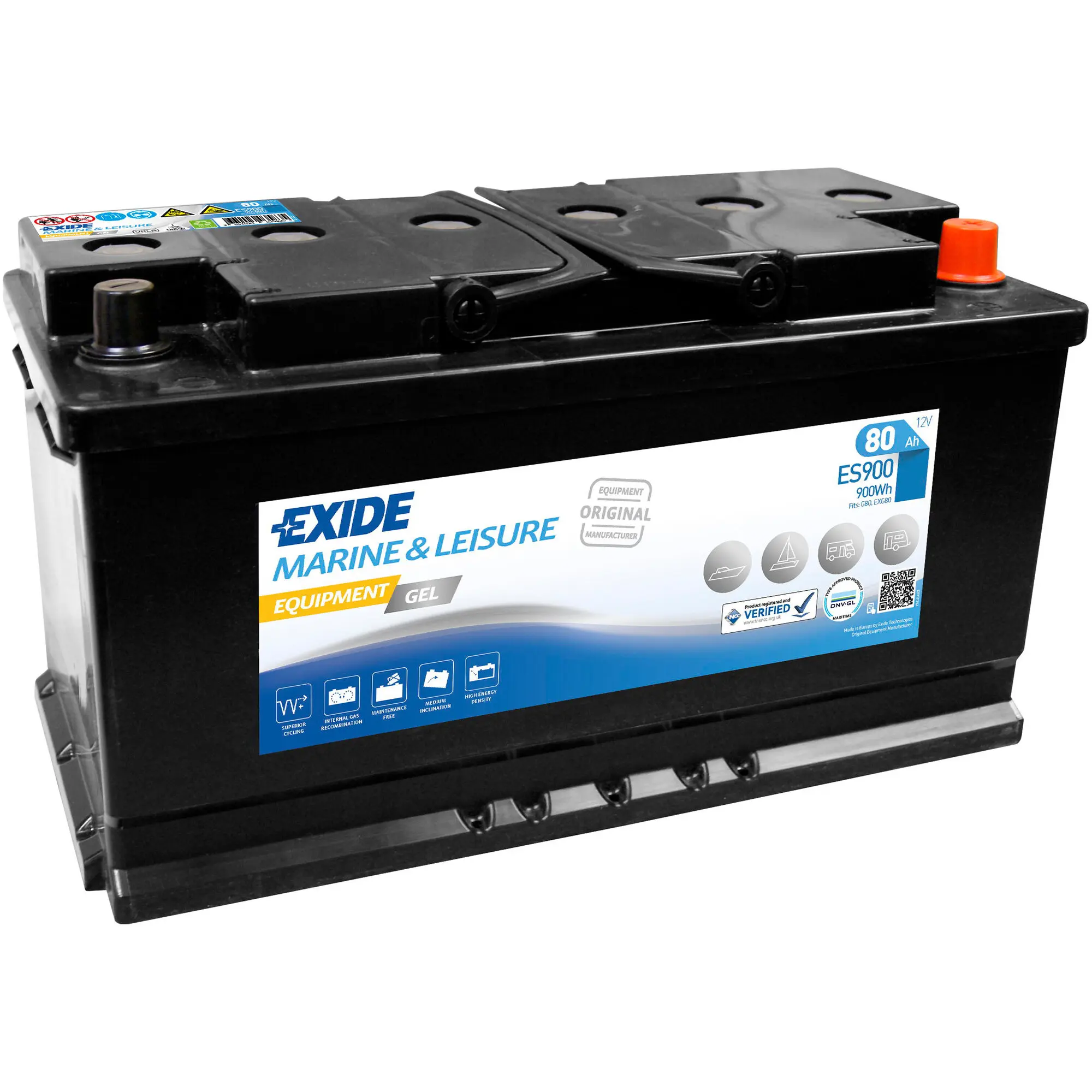 Batterie Equipment GEL, 80 Ah