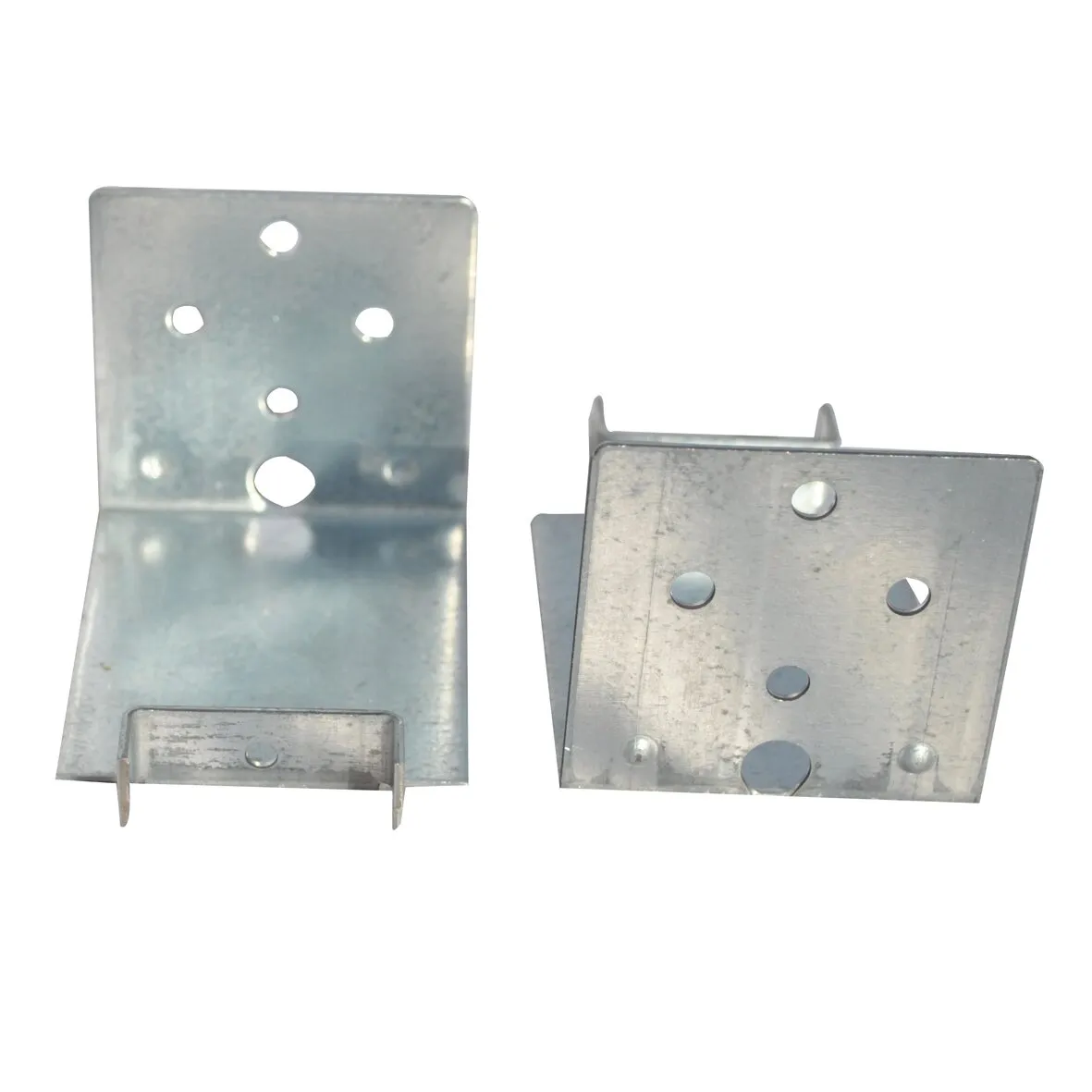 AXK Satz Gebläsehalter für Komfortpaket AXK 2, zwei verzinkte Metallhalter mit Montagebohrungen