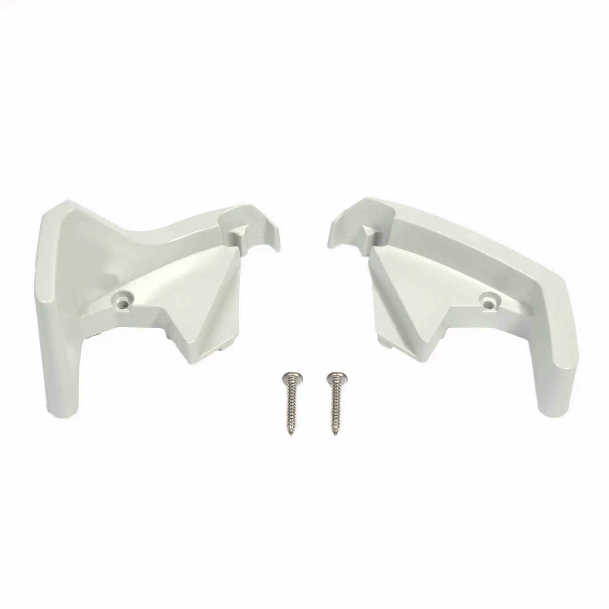 Front Panel End Caps, Set Left and Right for TO 6200, anodised