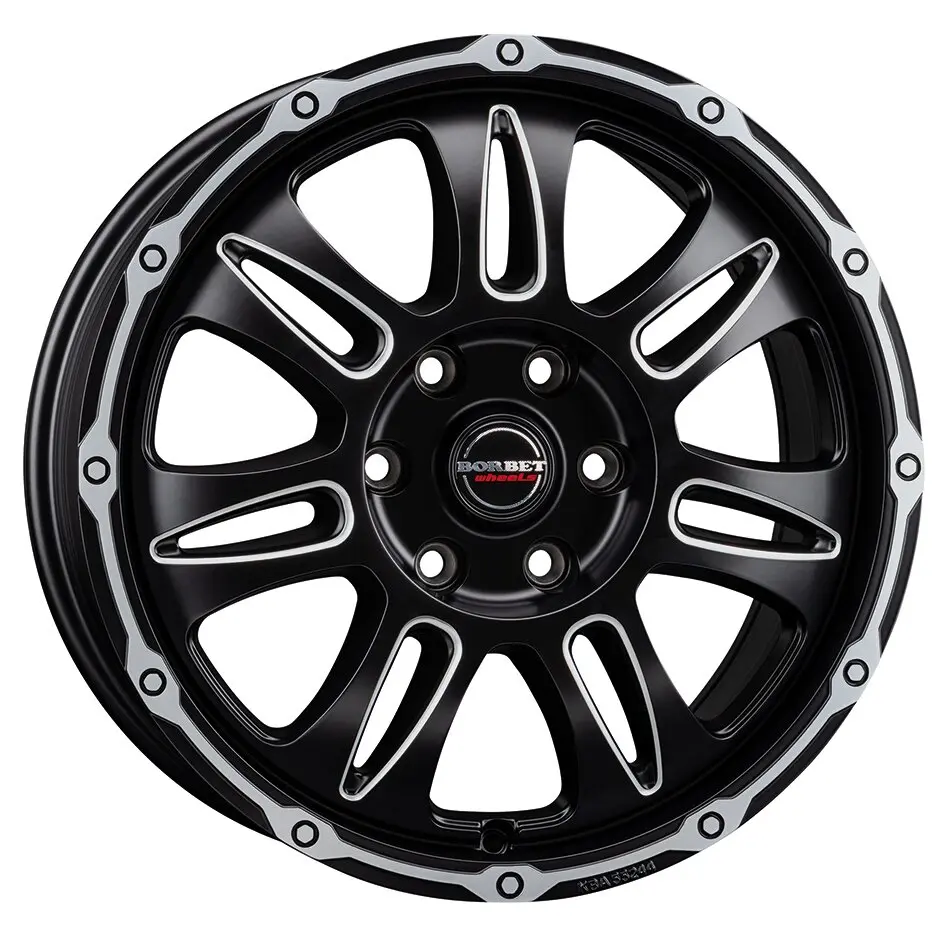Aluminiumfelge CW8 für MB Sprinter, 1400 kg, black rim window polished matt, 8 x 18"