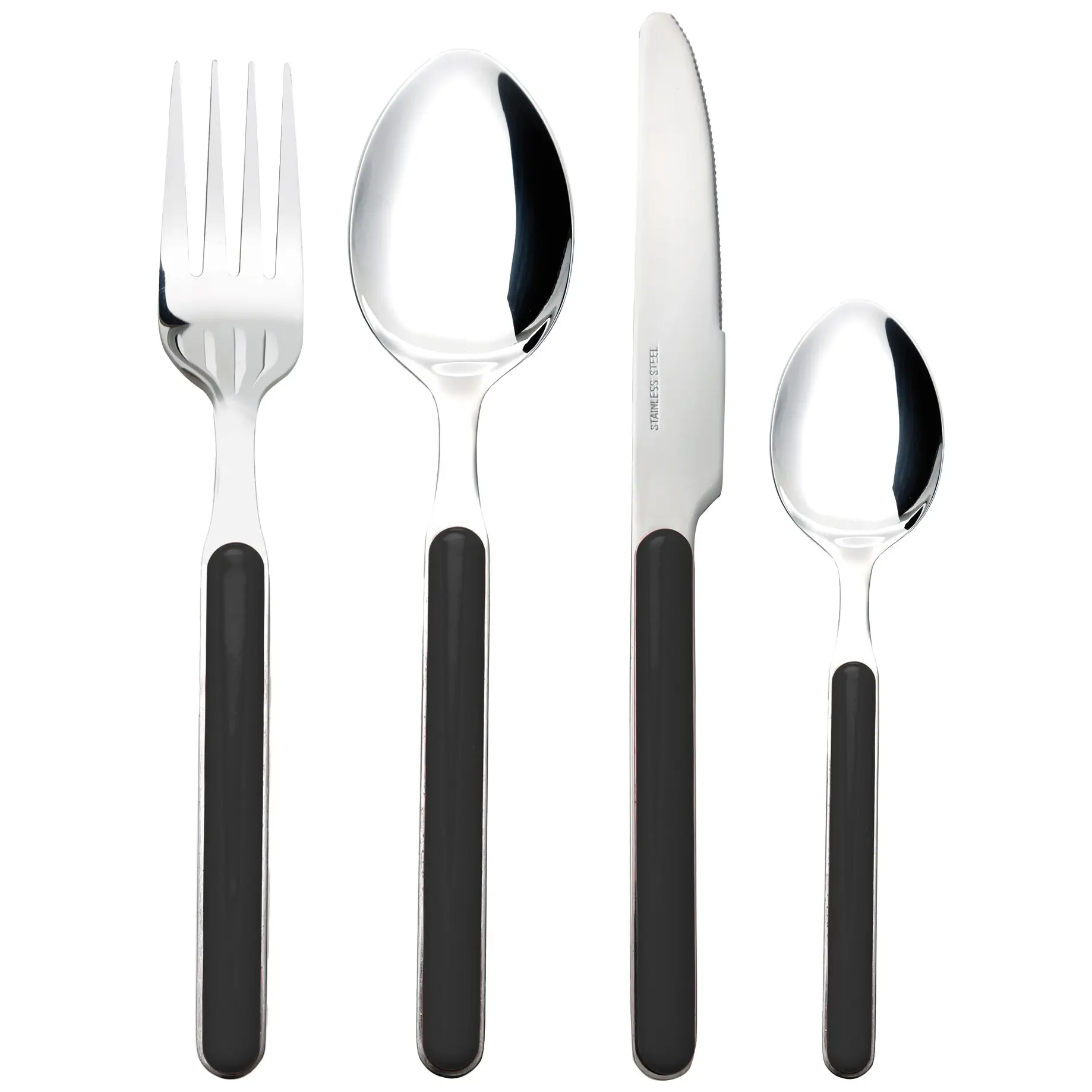 Besteckset Delice, schwarz