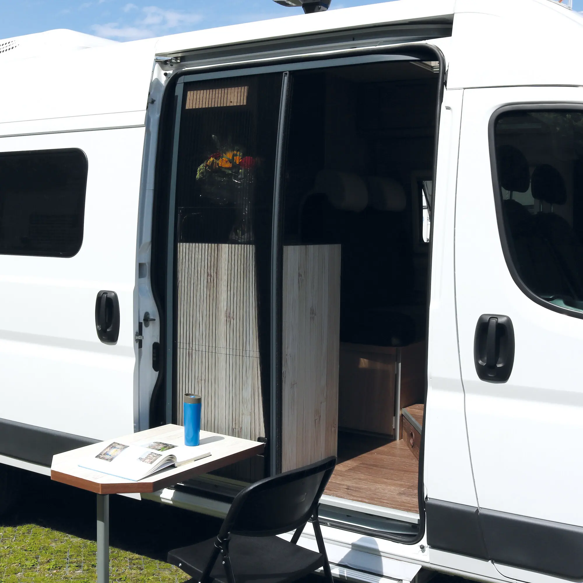 Insektenschutztür REMICare VAN mit Tischschiene, Fiat Ducato