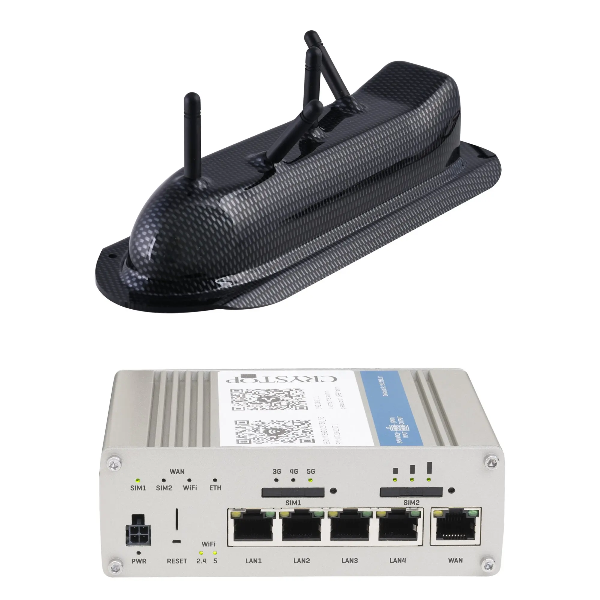 Router Set WebBooster Van, black