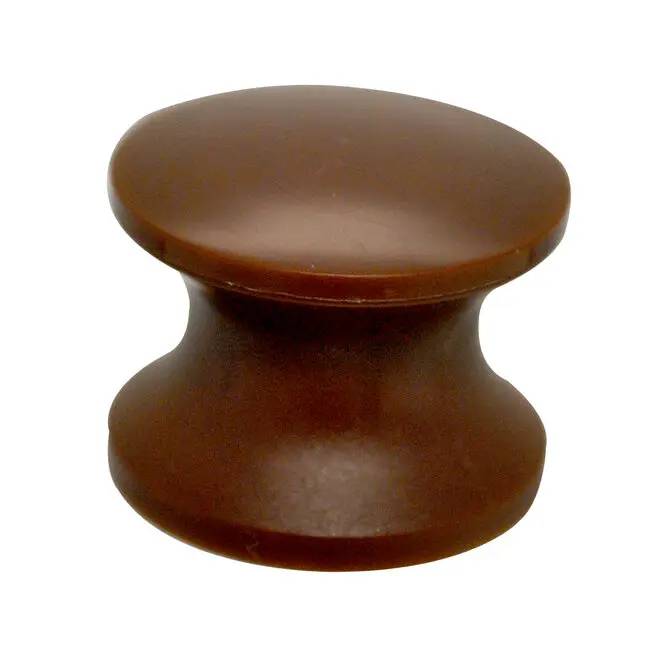 Druckknopf braun