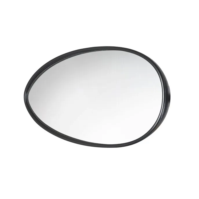 Schwarzer ovaler Spiegelkopf mit konvexer Spiegelfläche für den SpeedFix Mirror