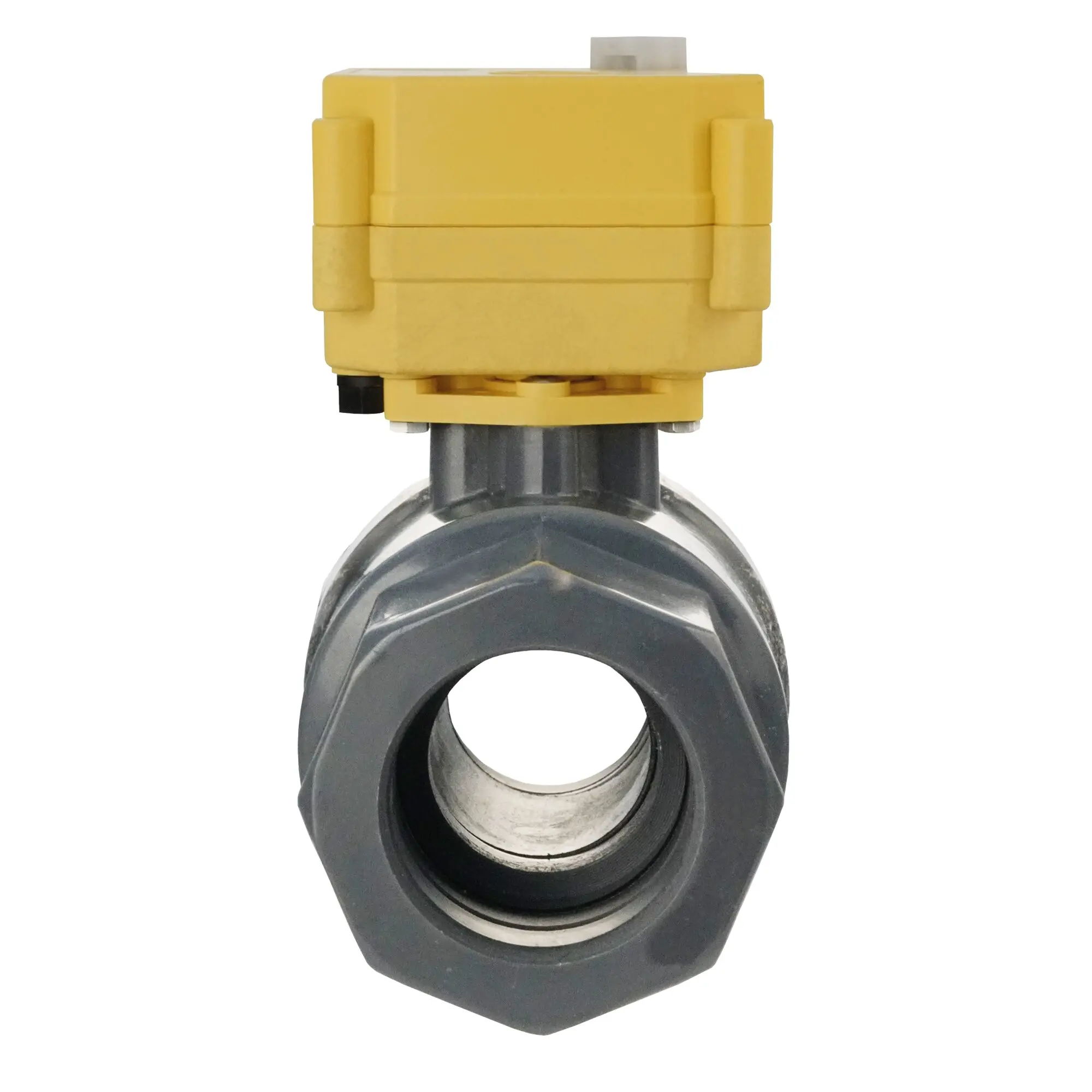 Kugelhahnventil – elektrisch – fernsteuerbar, ø 40 mm | Durchfluss: 855 mm²