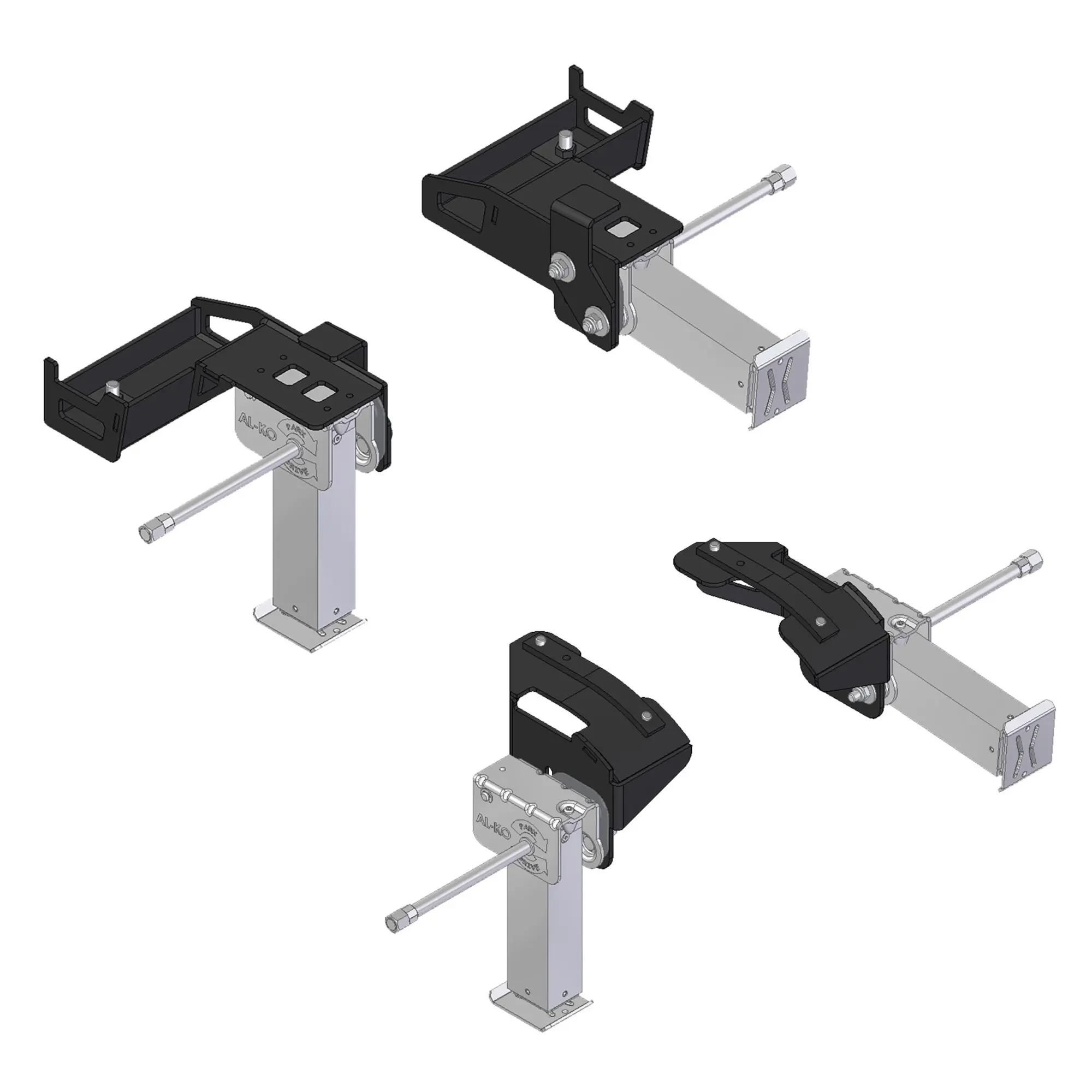 Kurbelstütze ClickFix für Kastenwagen Fiat Ducato ab Bj. 2006/07, Set