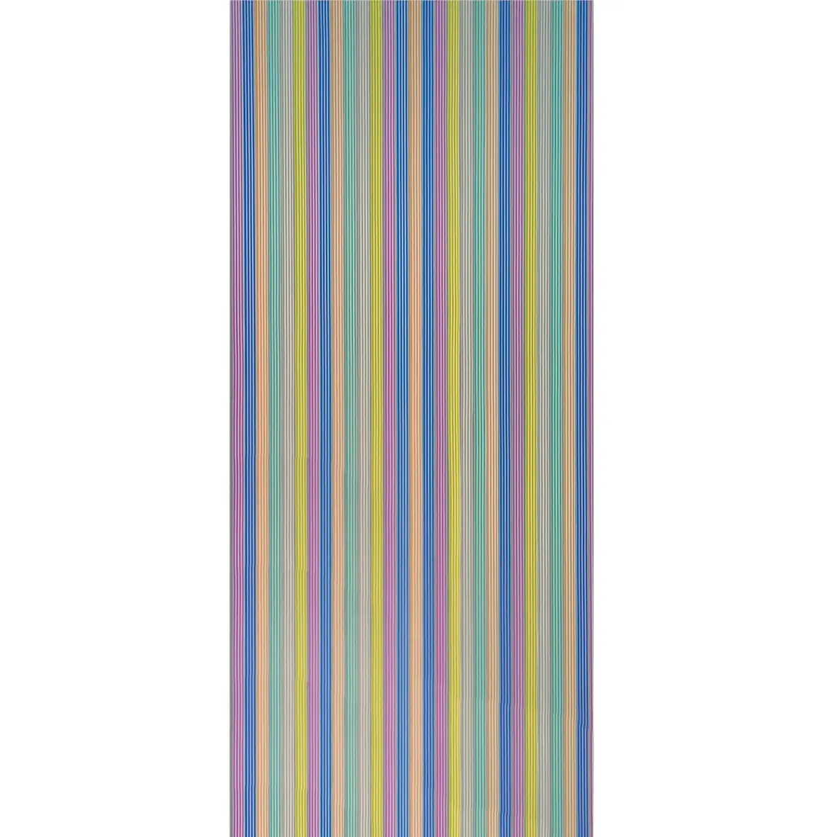 Streifenvorhang, pastellbunt