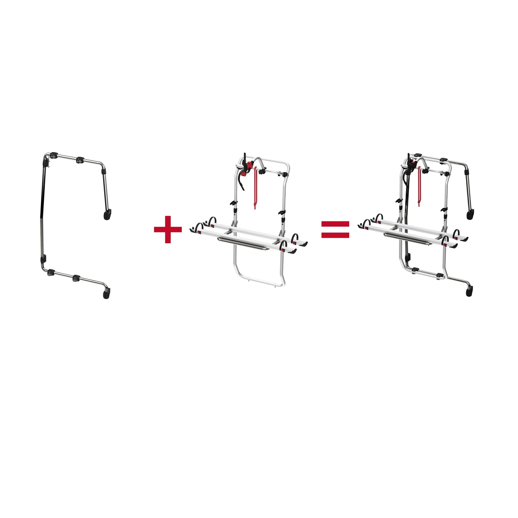 Kit Frame Carry-Bike Frame für Mercedes-Benz Sprinter W907/W910: Montagerahmen und Fahrradträger zum kombinierten System જોડ?