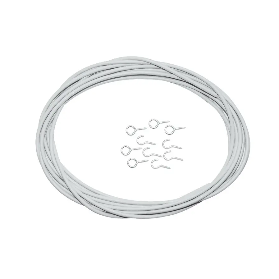 Spannfix Curtain Spiral, white, 10 m