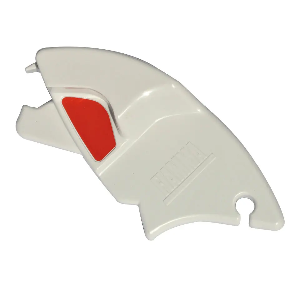 Frontblendenverschluss, links für F65s, Polar White