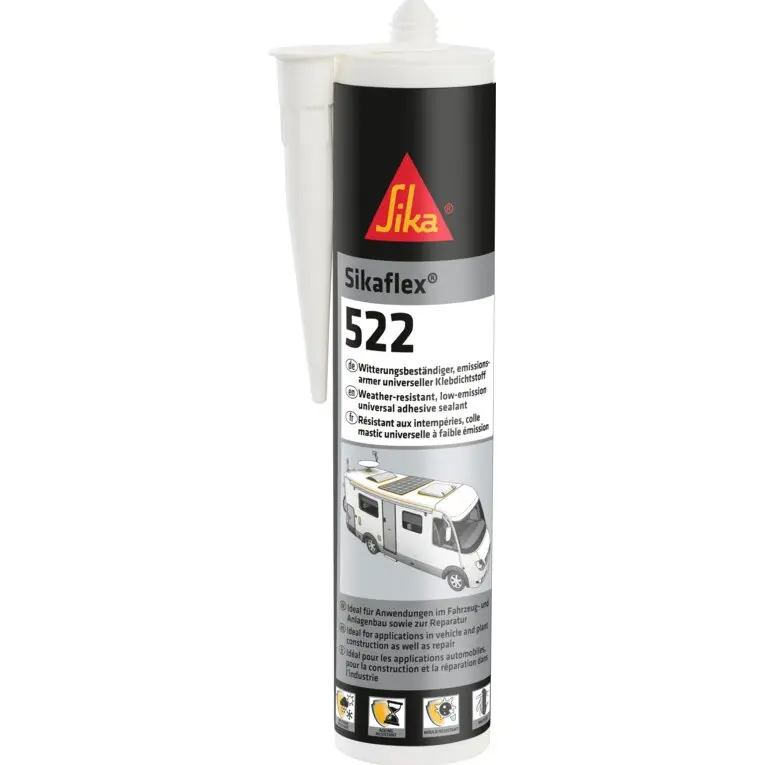 Sikaflex®-522 Kleb- und Dichtstoff, stahlgrau, 300 ml