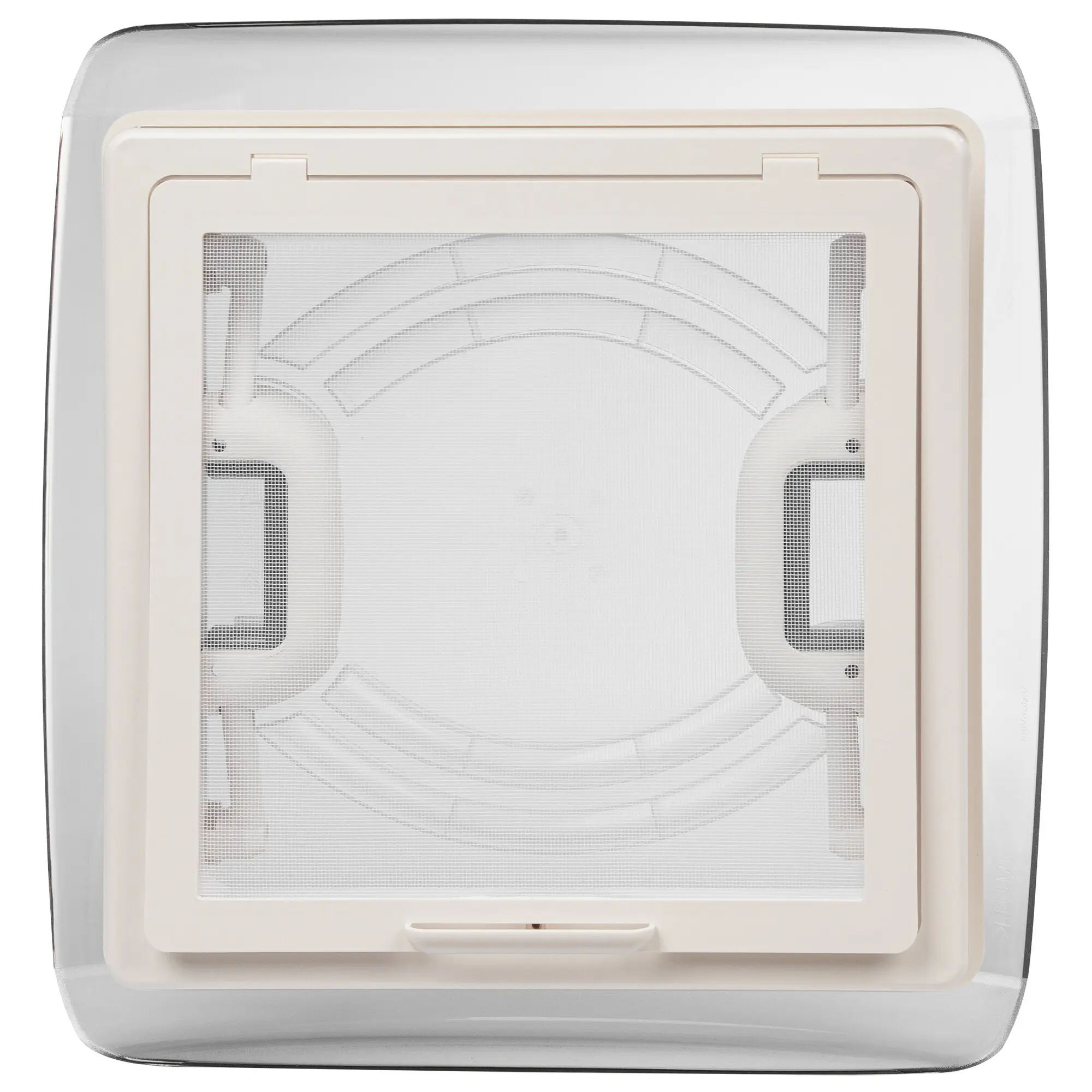 Dachhaube VisionVent S eco mit Fliegengitter, cremeweiß