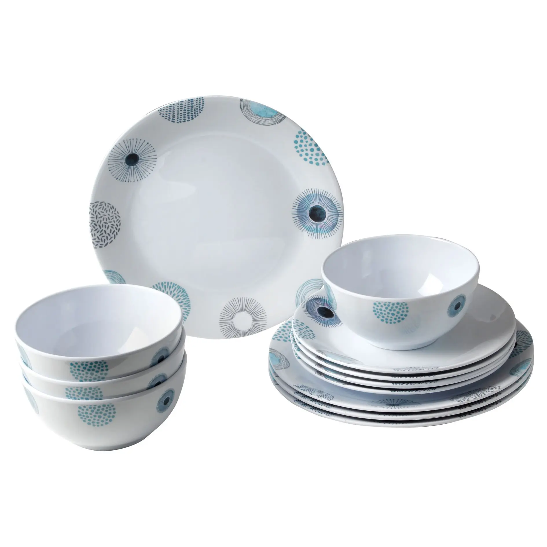 Tableware Set Deep Sea, 12 pcs