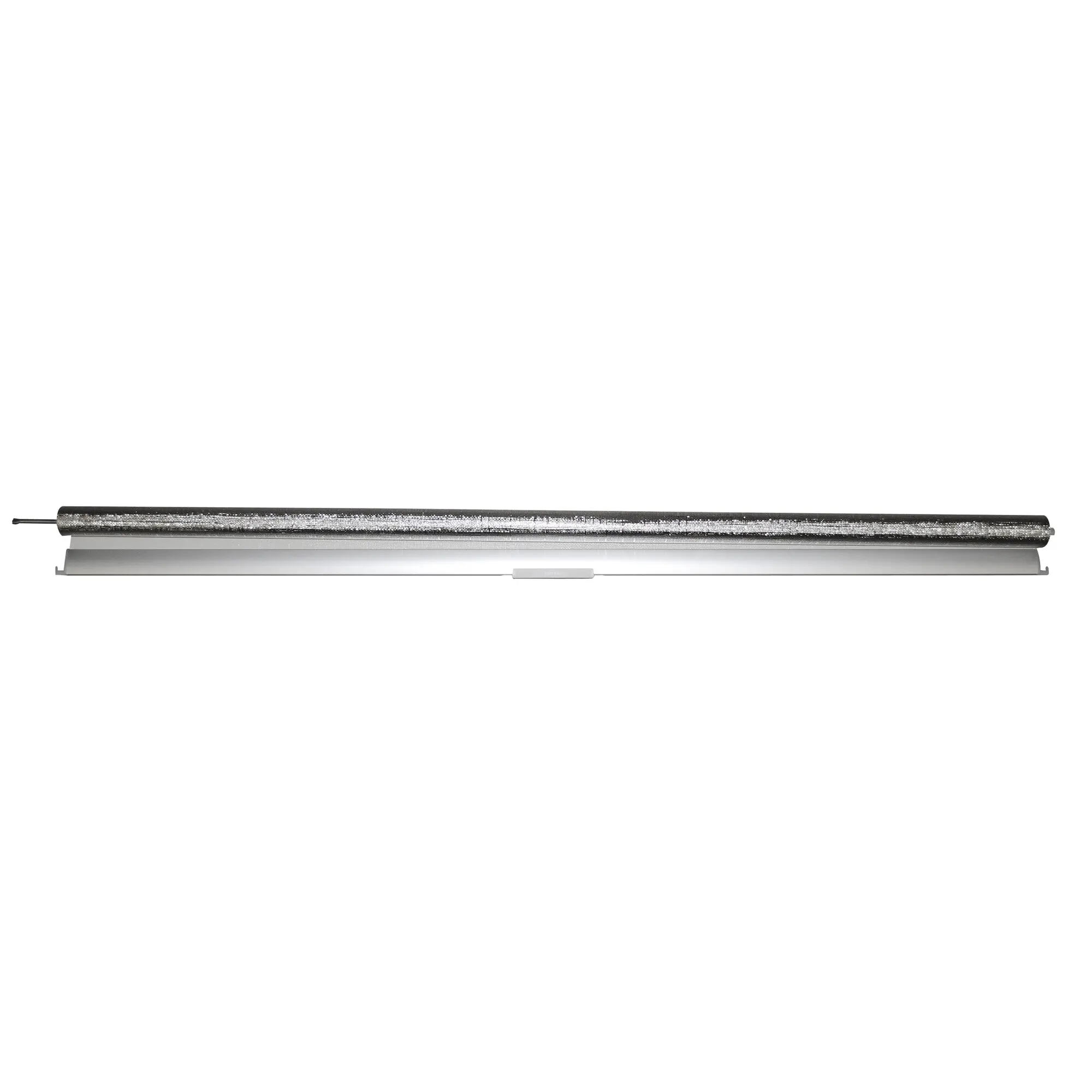 Verdunkelungsrollo komplett alu-grau, 1430 mm, 800 mm