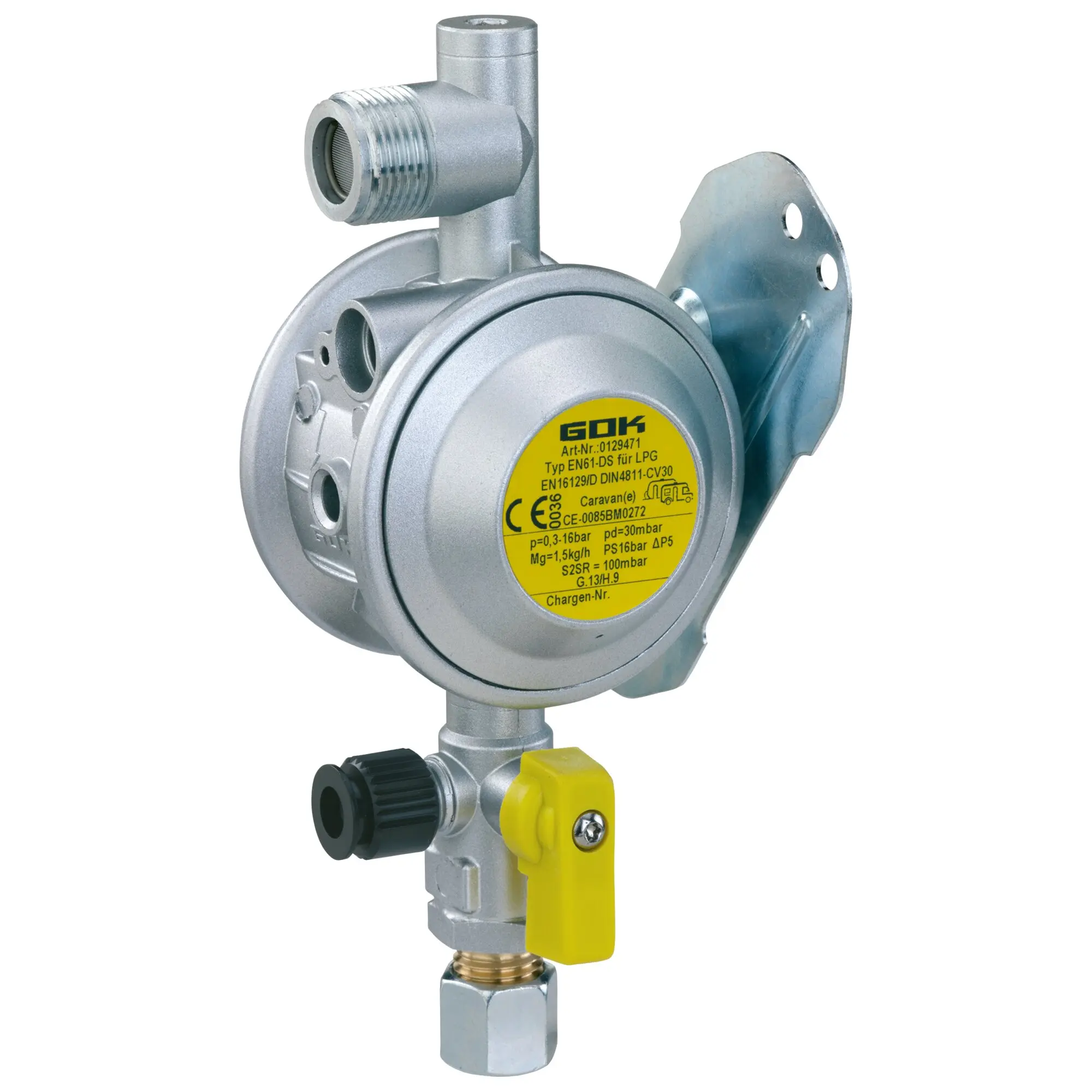 Low Pressure Regulator Caramatic BasicOne EN61-DS 1.5 kg/h