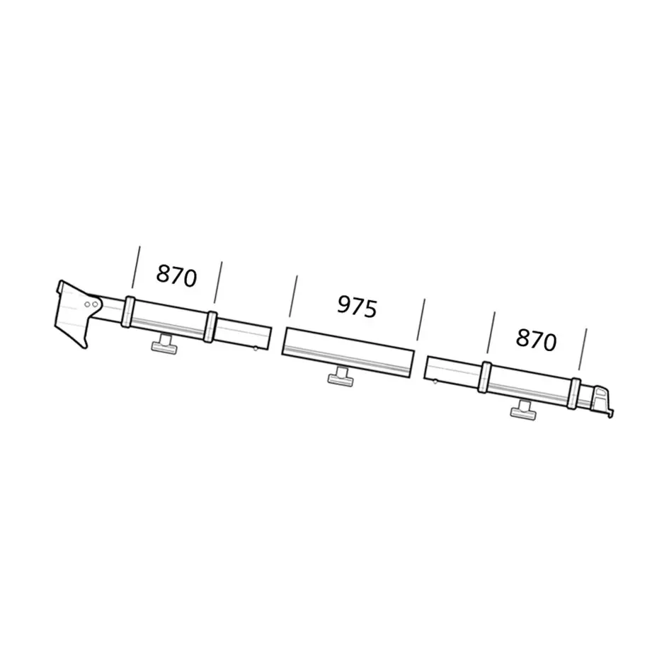 Klemmprofil Thule Residence/Panorama, links