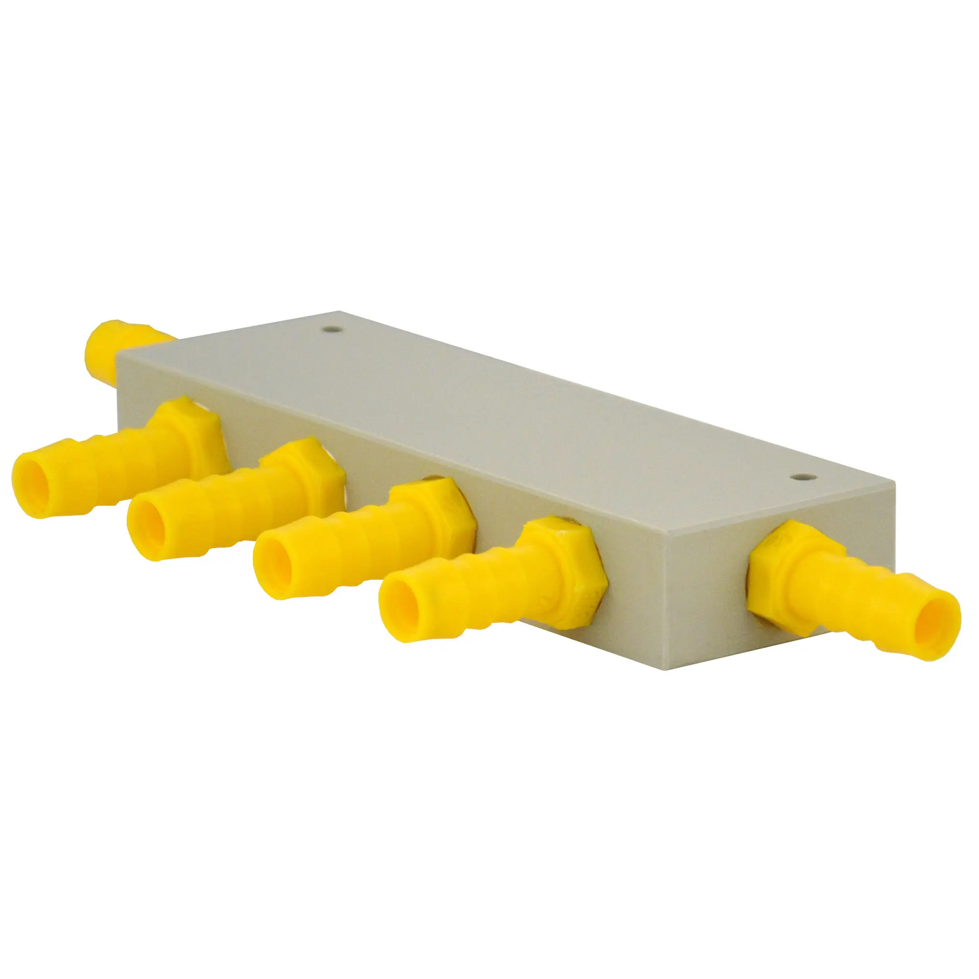 Wasserverteilerblock WeißGELB®, 6-fach