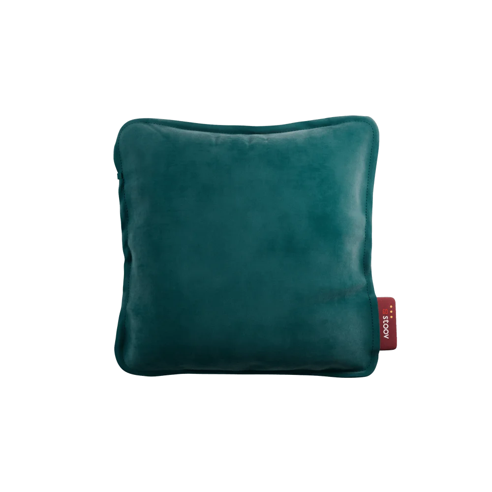 Wärmekissen Ploov³ Velvet - 45 x 45 cm, dunkelgrün (Flex)