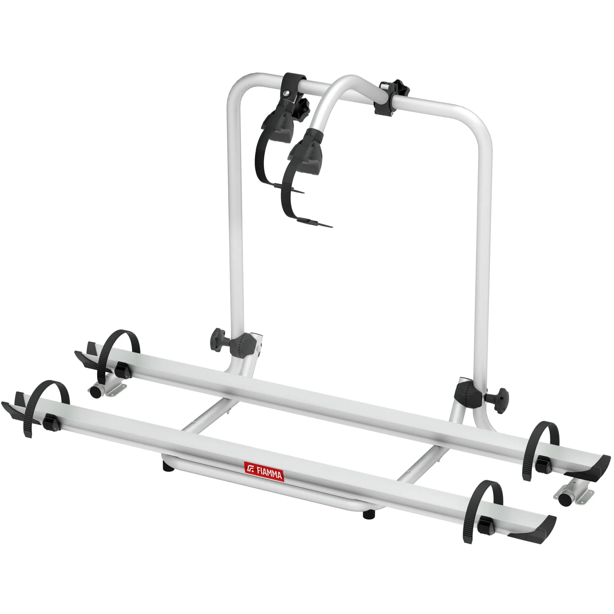 Fiamma Carry-Bike Garage Plus Fahrradträger aus Aluminium für zwei Fahrräder mit Haltearmen und Radschienen