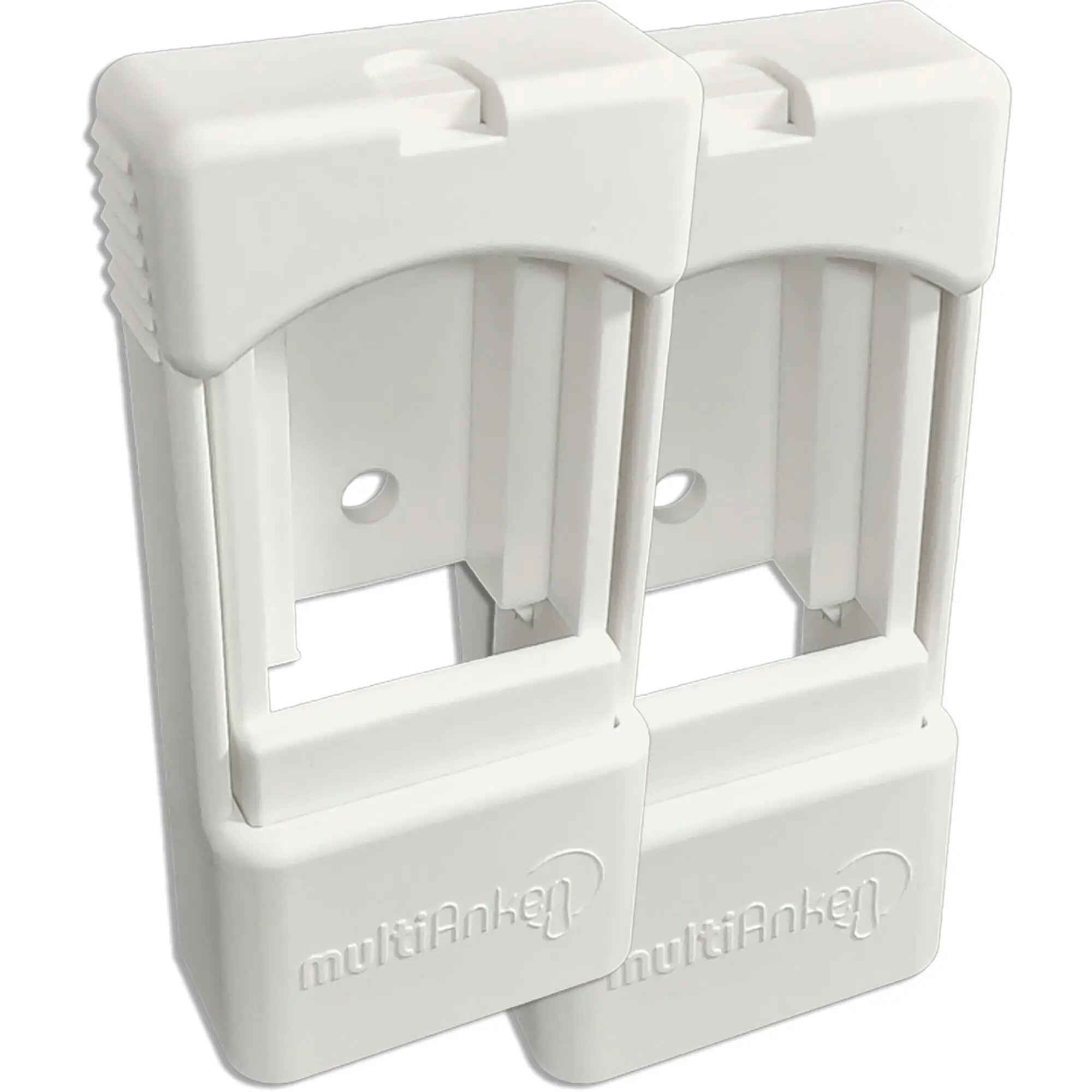 Clip-Set, weiß, 2