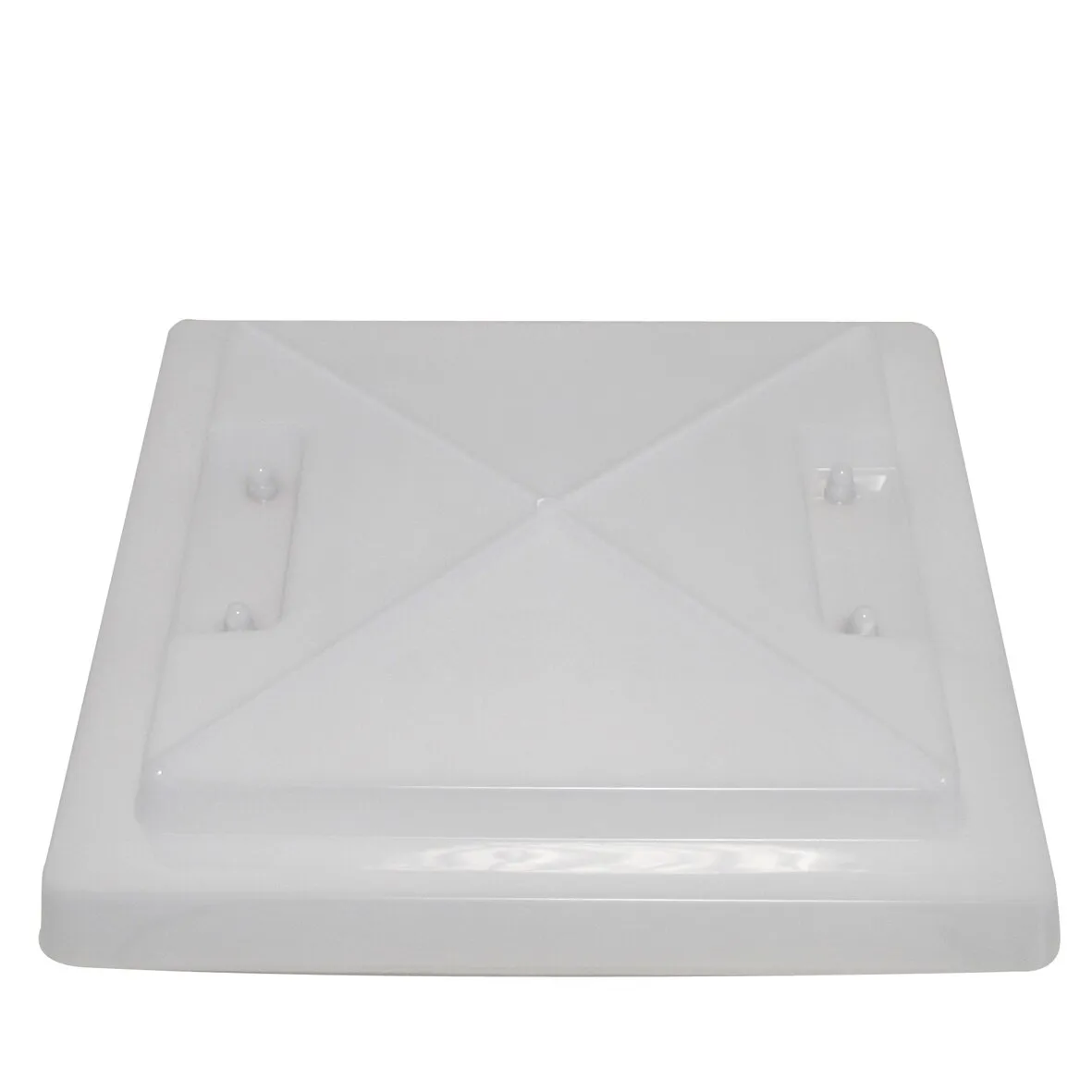 Beige Ersatzhaube Modell 28/29 in rechteckiger Form mit abgerundeten Ecken und sichtbaren Befestigungselementen