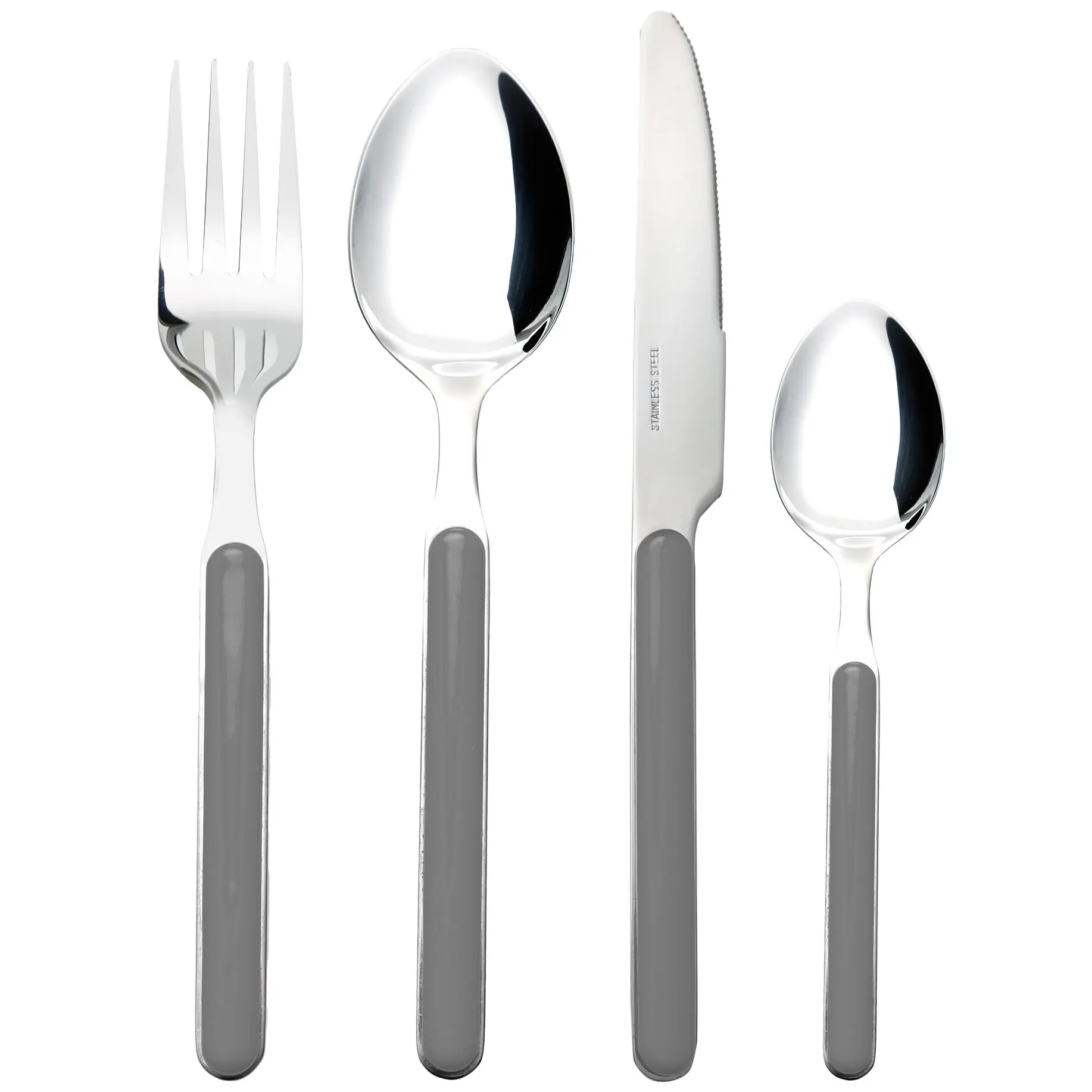 Besteckset Delice, grau