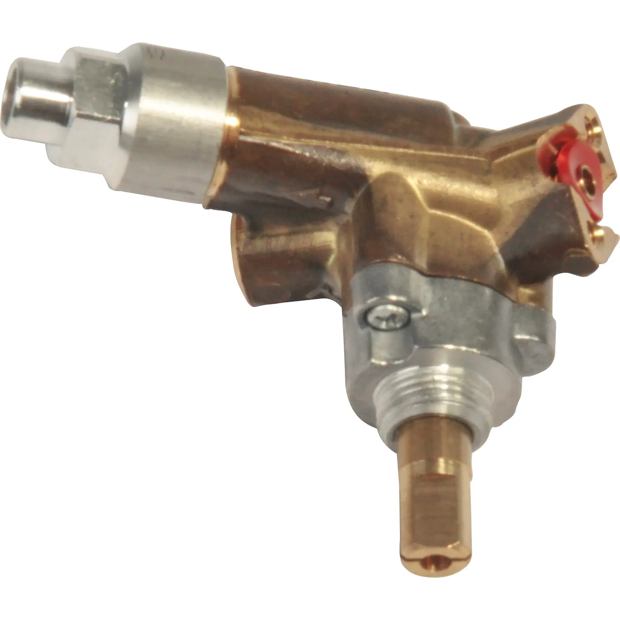Gas Tap, Angled for Large Burner (Lid 75 mm) of Dometic Combinations, Old and Series H (New)
