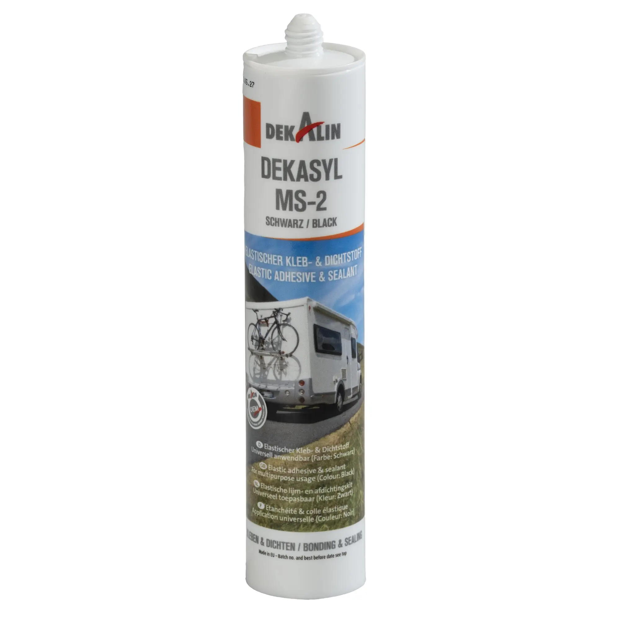 Kleb- und Dichtmasse DEKASYL MS-2, schwarz