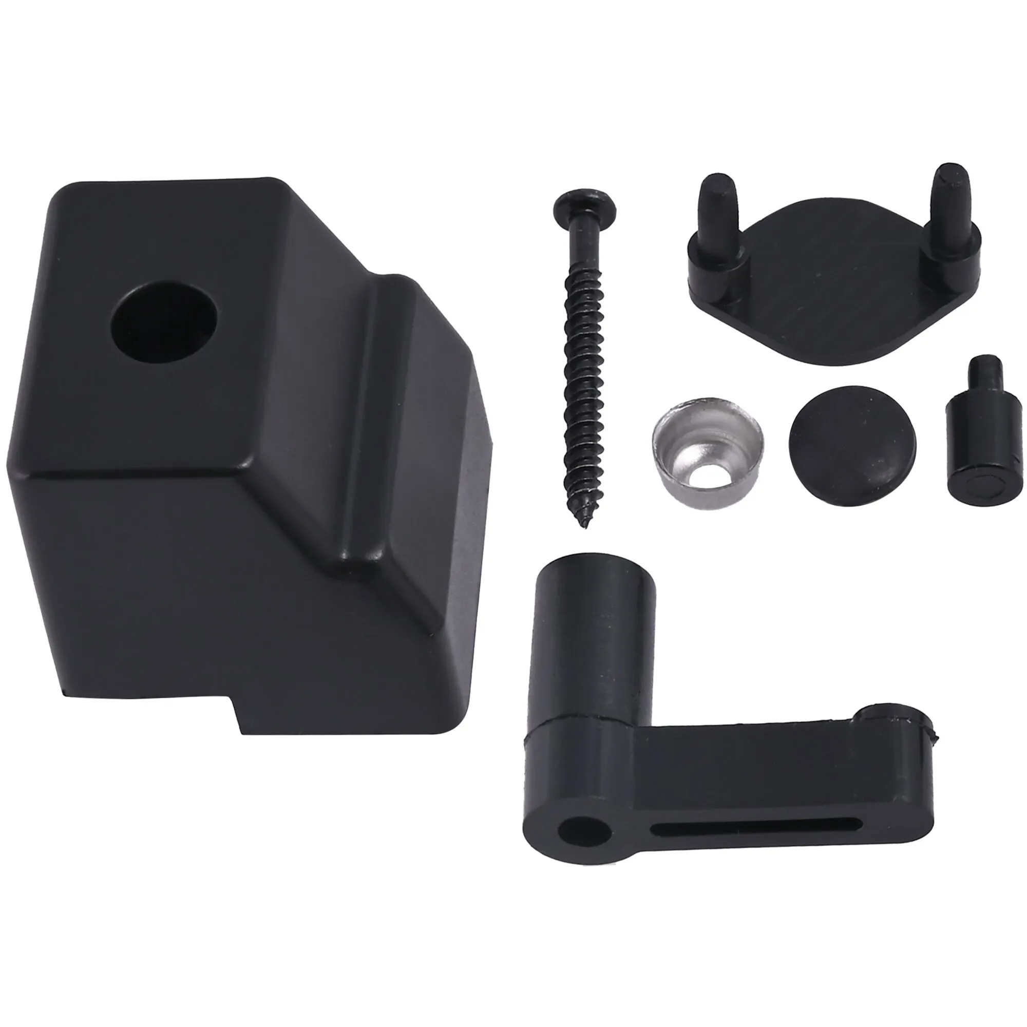 Schwarzes Befestigungs-Kit für Dometic-Spülbecken SNG 4237 und SNG 4244 mit Halterungen, Schraube und Metallhülse